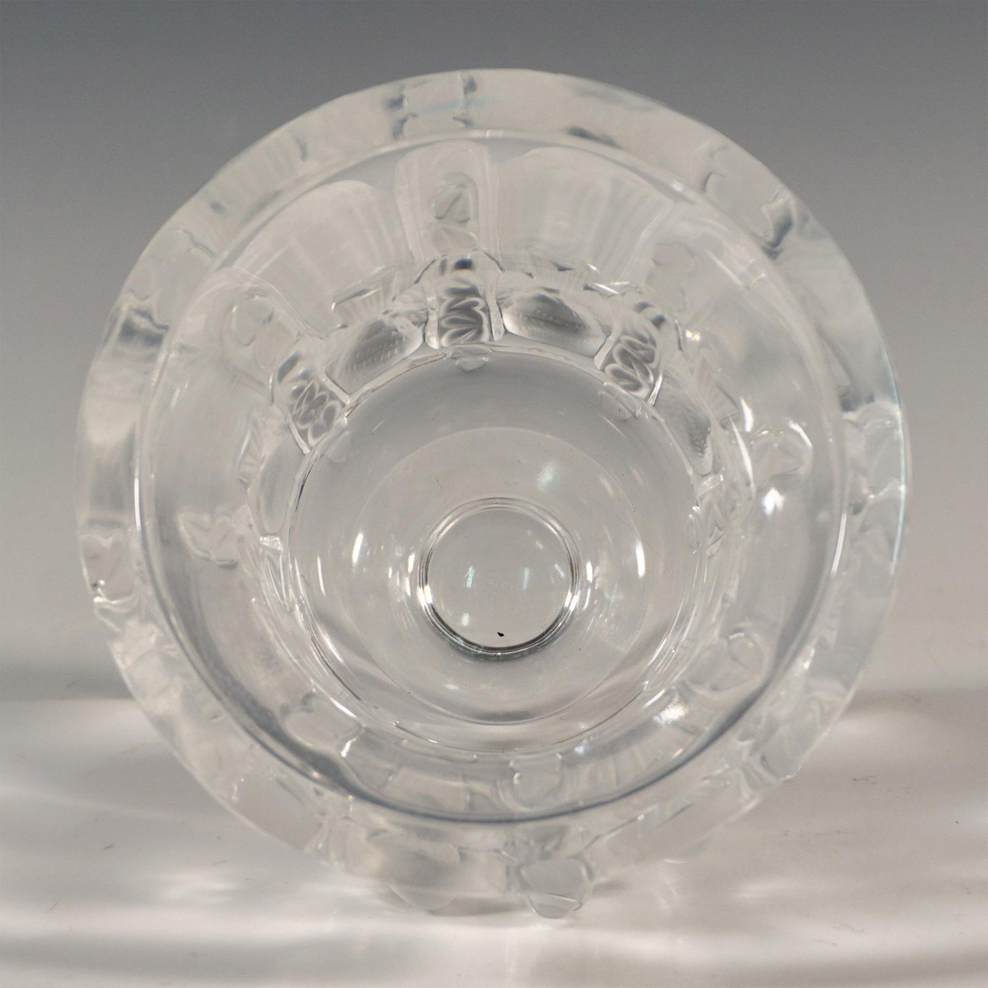 Lalique Crystal Vase, Dampierre - Bild 2 aus 4