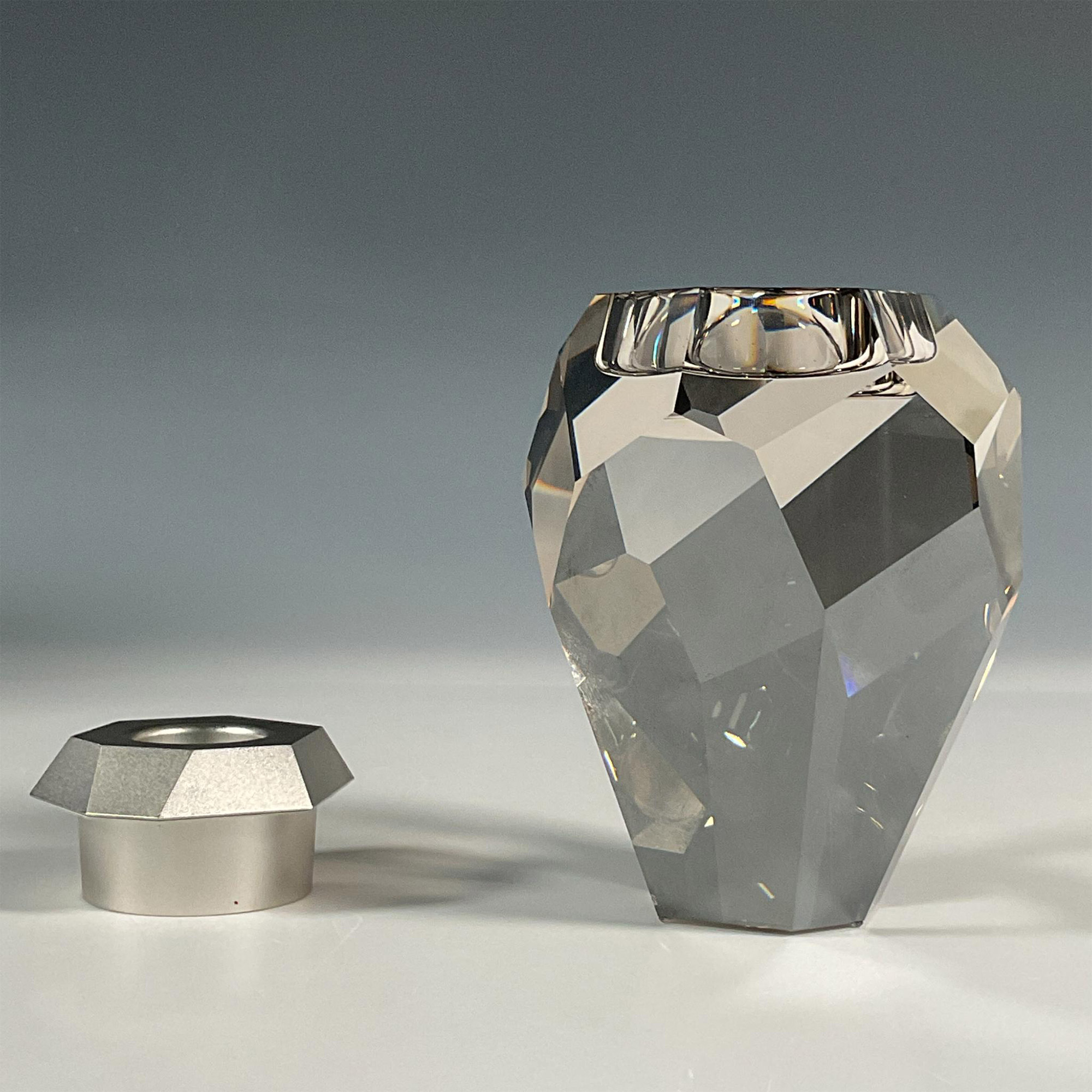 Swarovski Crystal Candleholder, Silex - Image 4 of 5