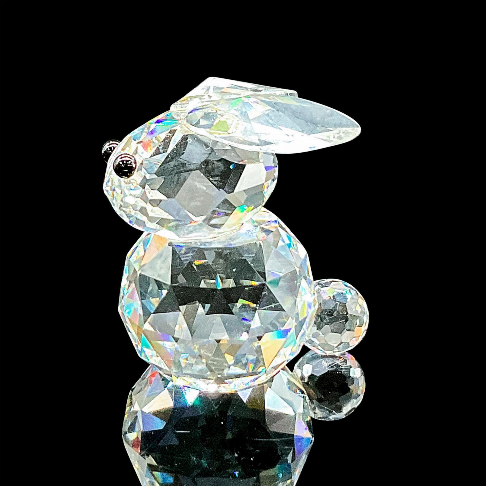 Swarovski Silver Crystal Figurine, Mini Rabbit