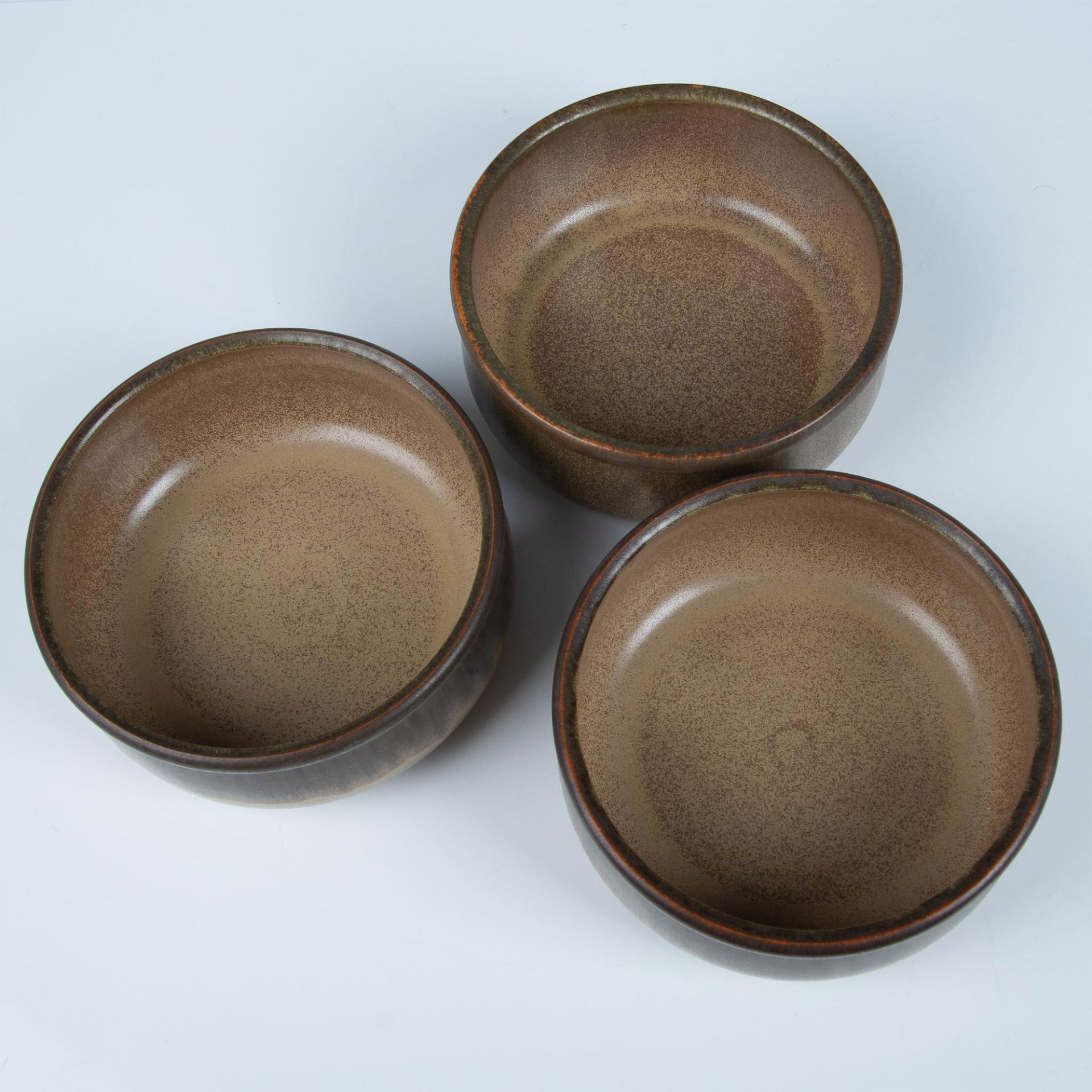58pc Denby-Langley Stoneware Dinnerware Set, Romany Brown - Image 18 of 19