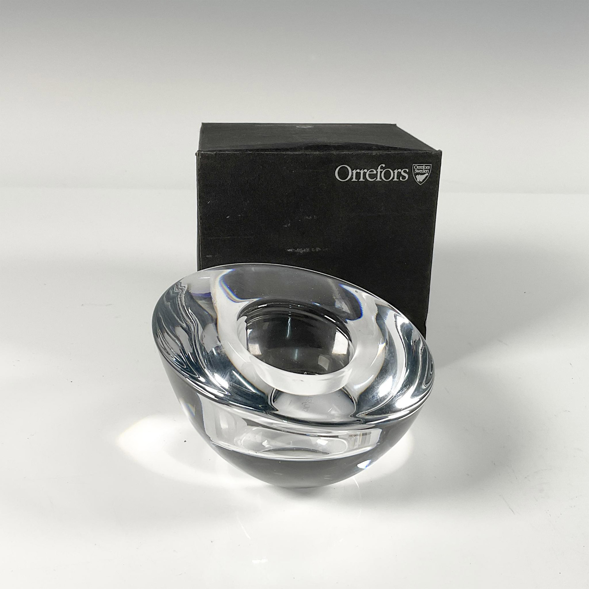 Orrefors Crystal Candleholder, Delight - Image 4 of 4