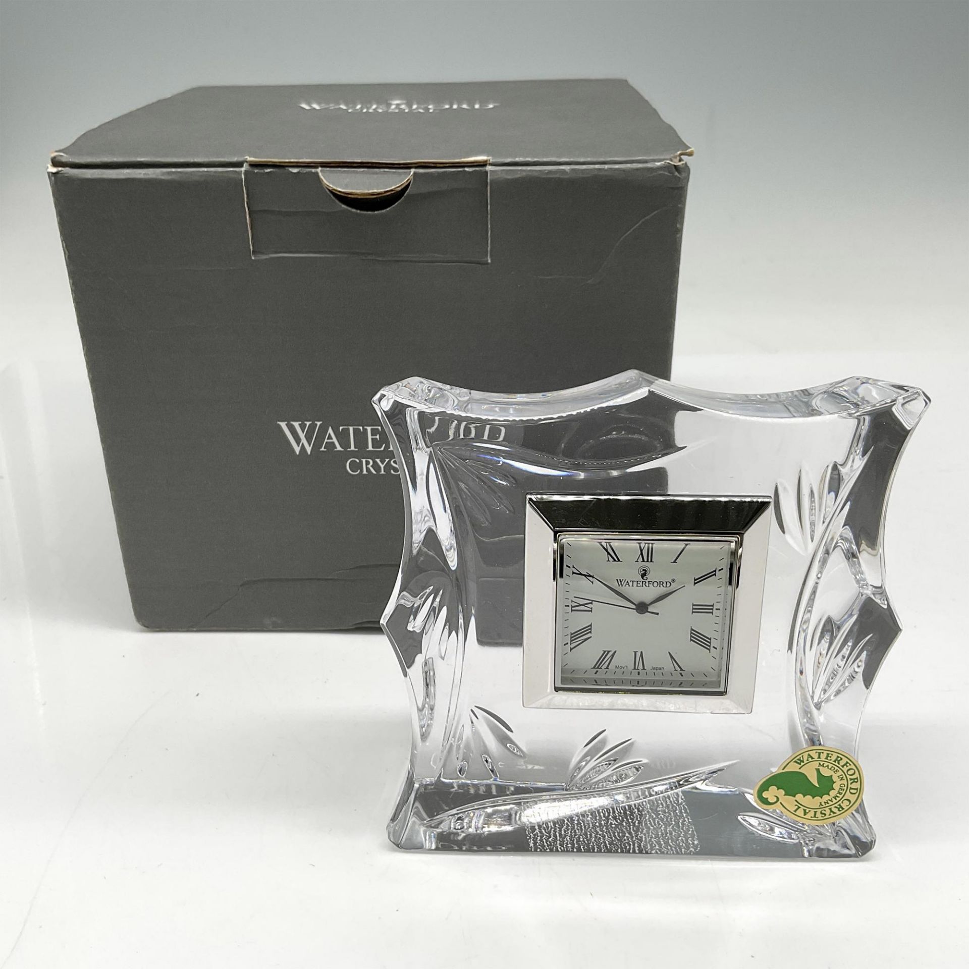 Waterford Crystal Table-Desk Clock, Small Bamboo - Bild 3 aus 3
