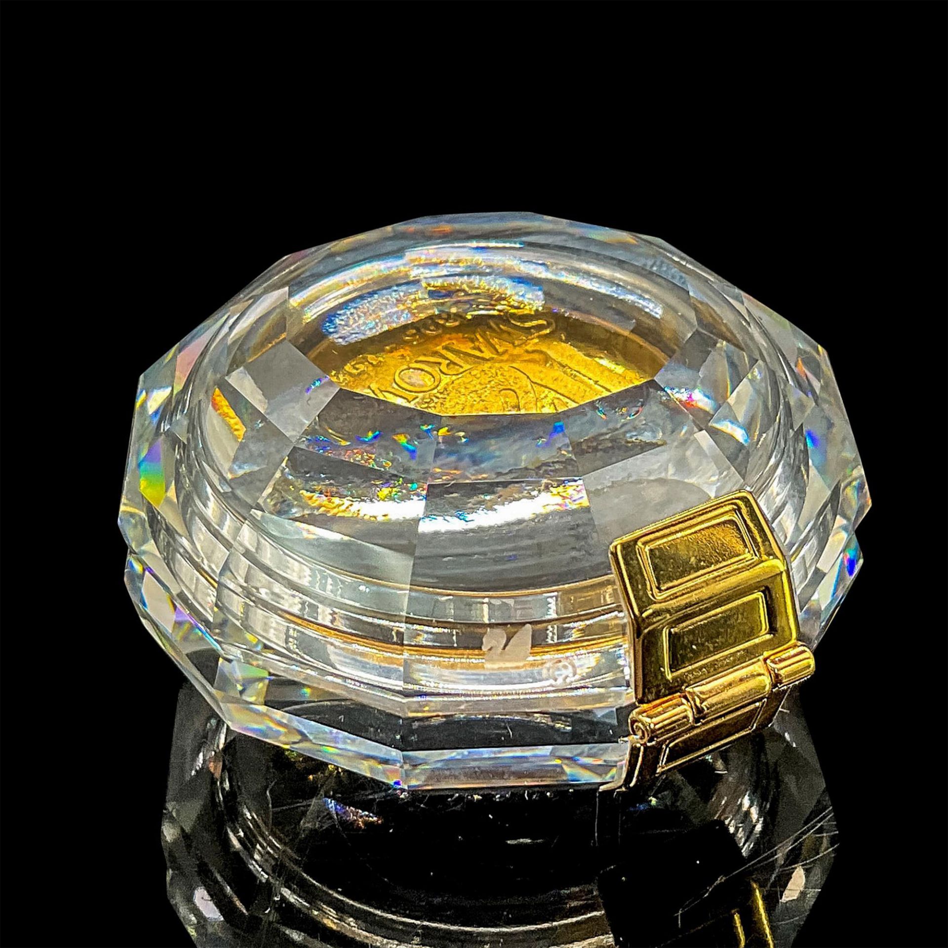 Swarovski Crystal Figurine SCS Coin in Crystal Box - Bild 3 aus 5
