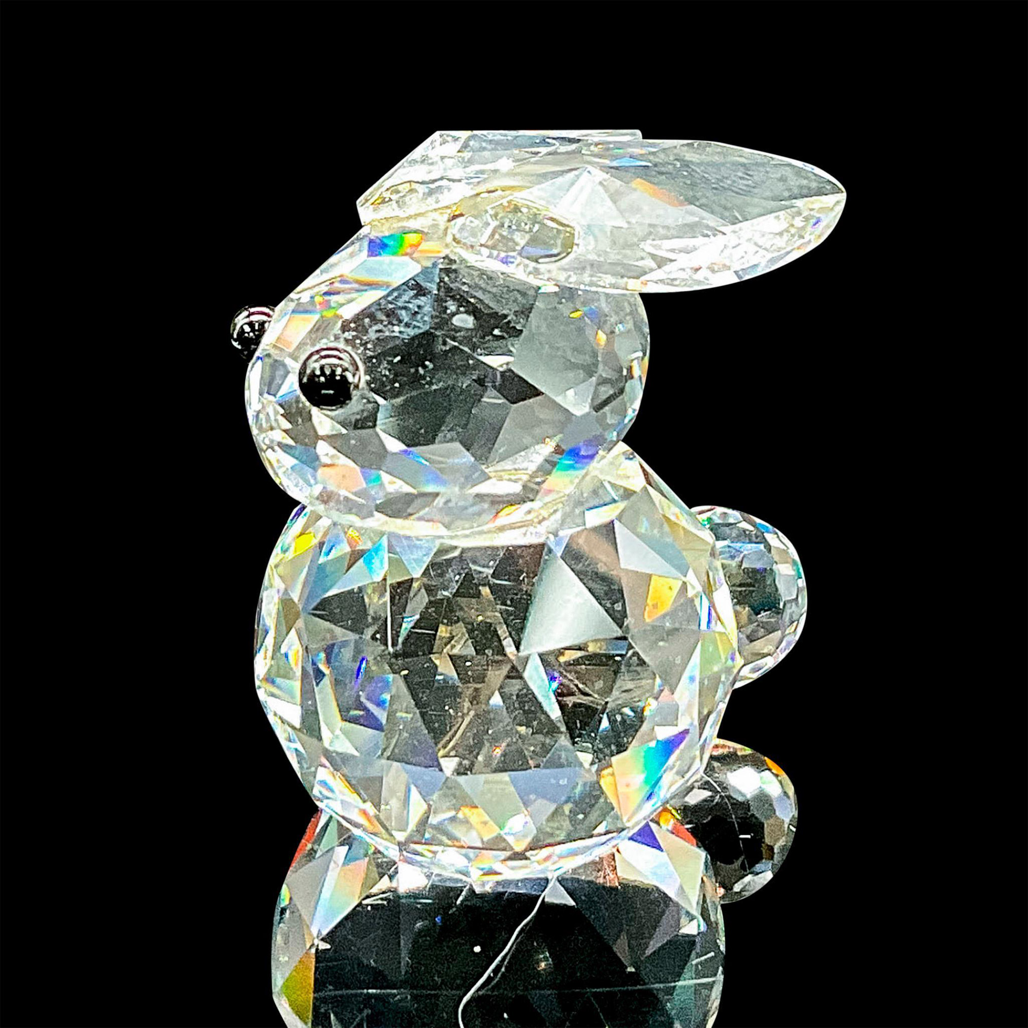 Swarovski Silver Crystal Figurine, Mini Rabbit