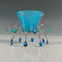 Swarovski Crystal Tea Light, Jewels Blue
