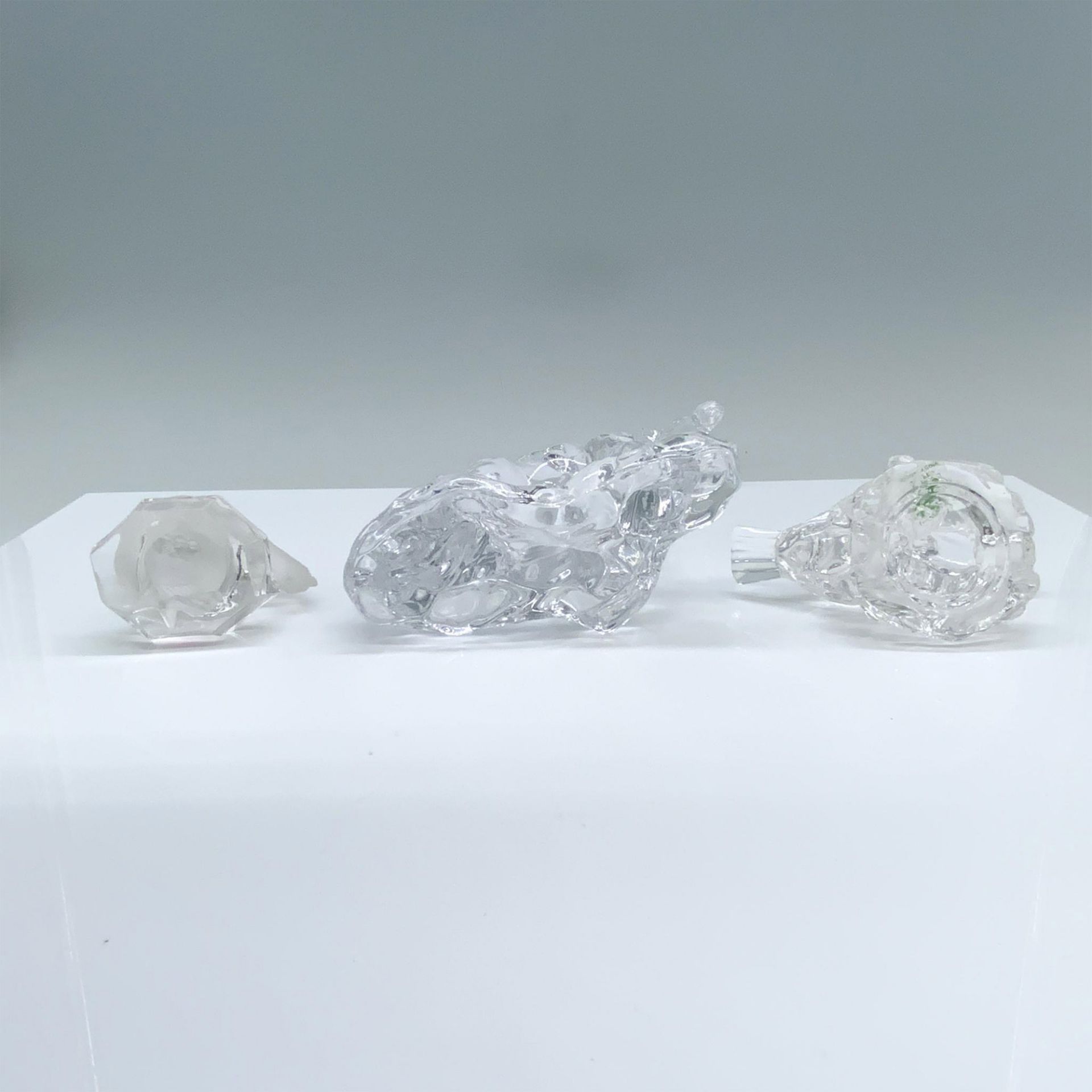 3pc Nachtmann and Kristilcolor Crystal Animal Figurines - Image 3 of 3