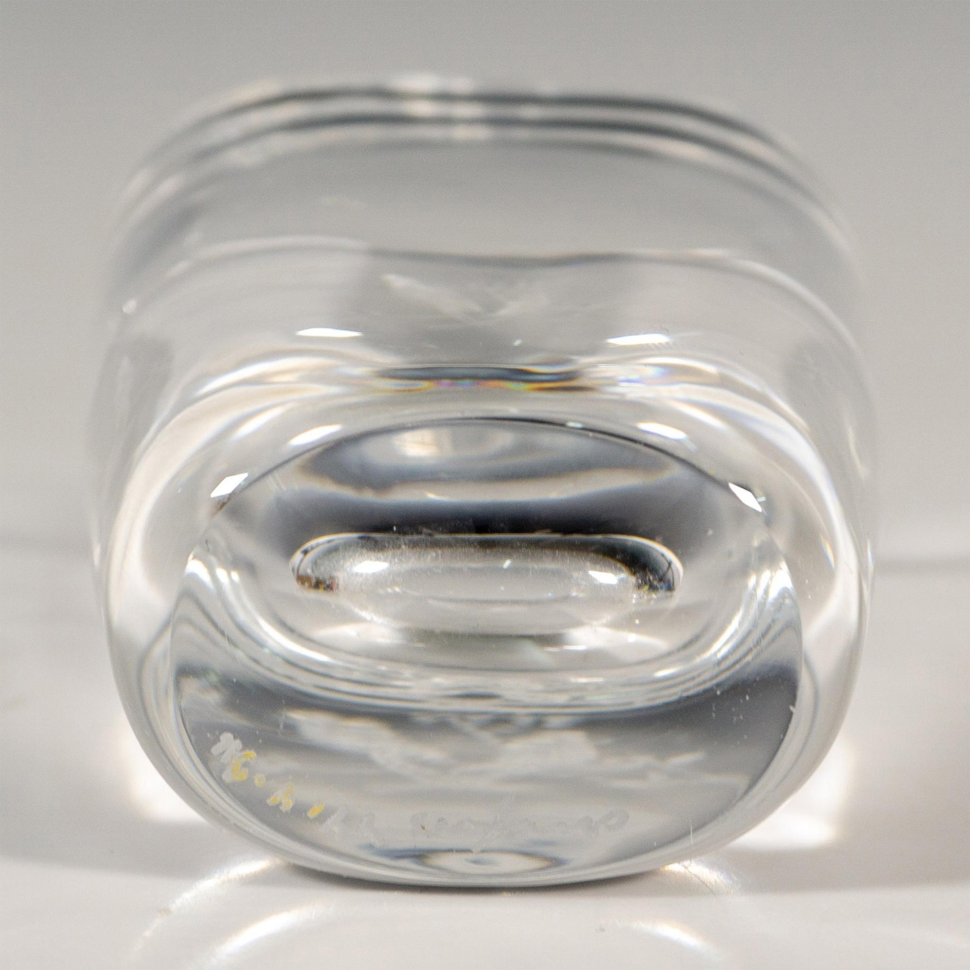 Orrefors Glass Etched Bird Vase - Image 3 of 3