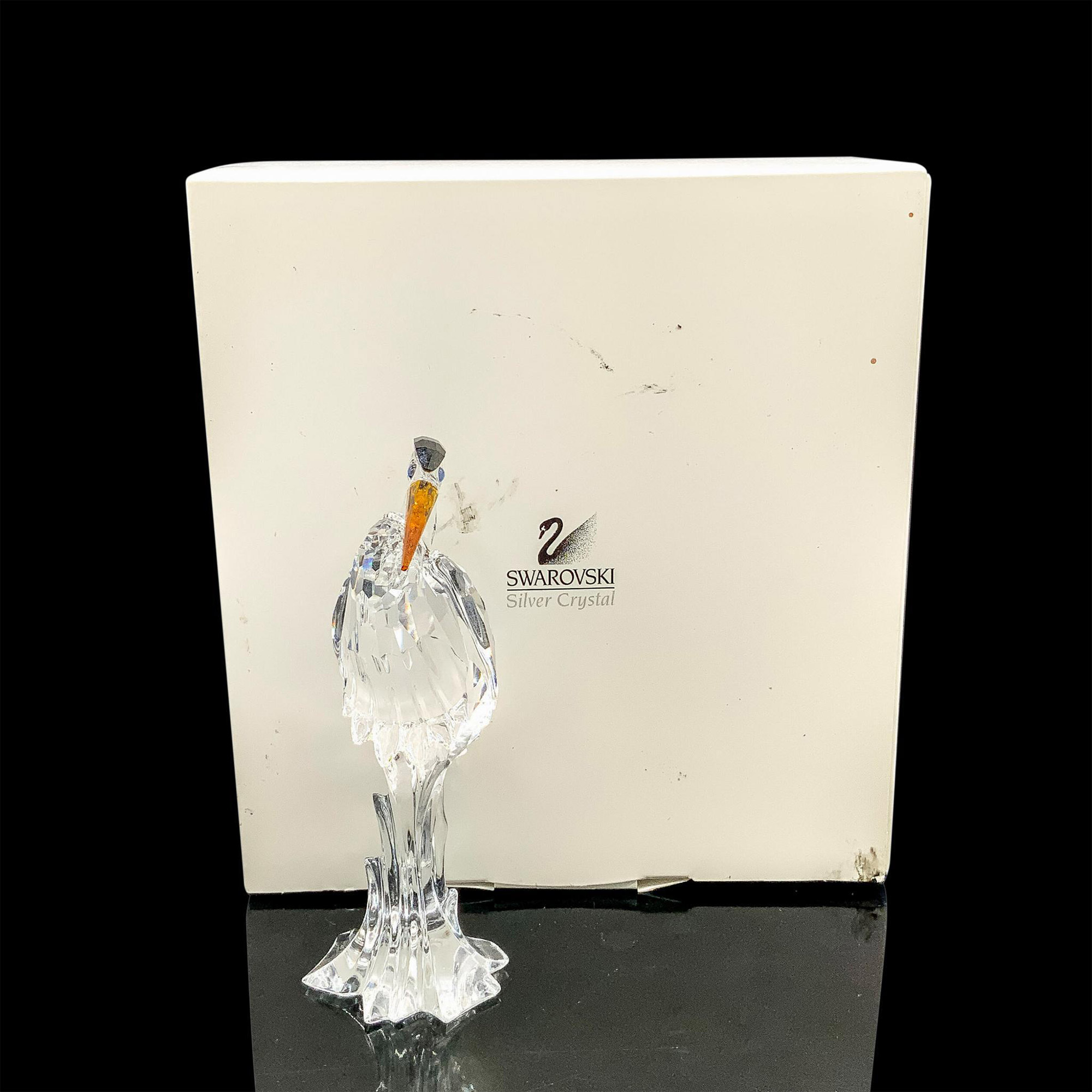 Swarovski Silver Crystal Figurine, Silver Heron 221627 - Bild 5 aus 5