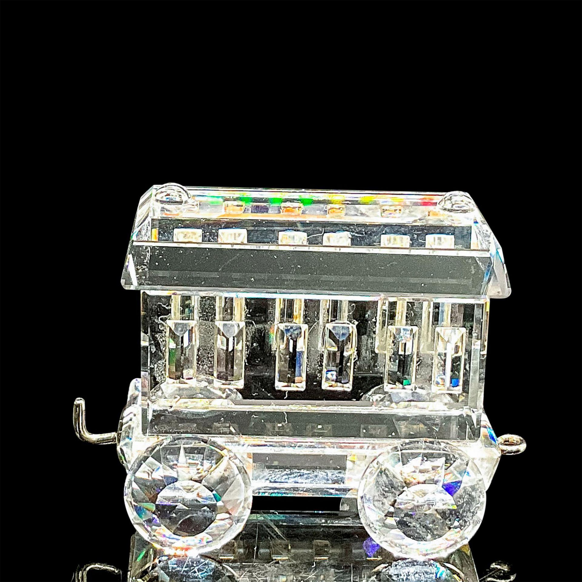 Swarovski Crystal Figurine, Carriage Wagon Train Car - Image 2 of 4