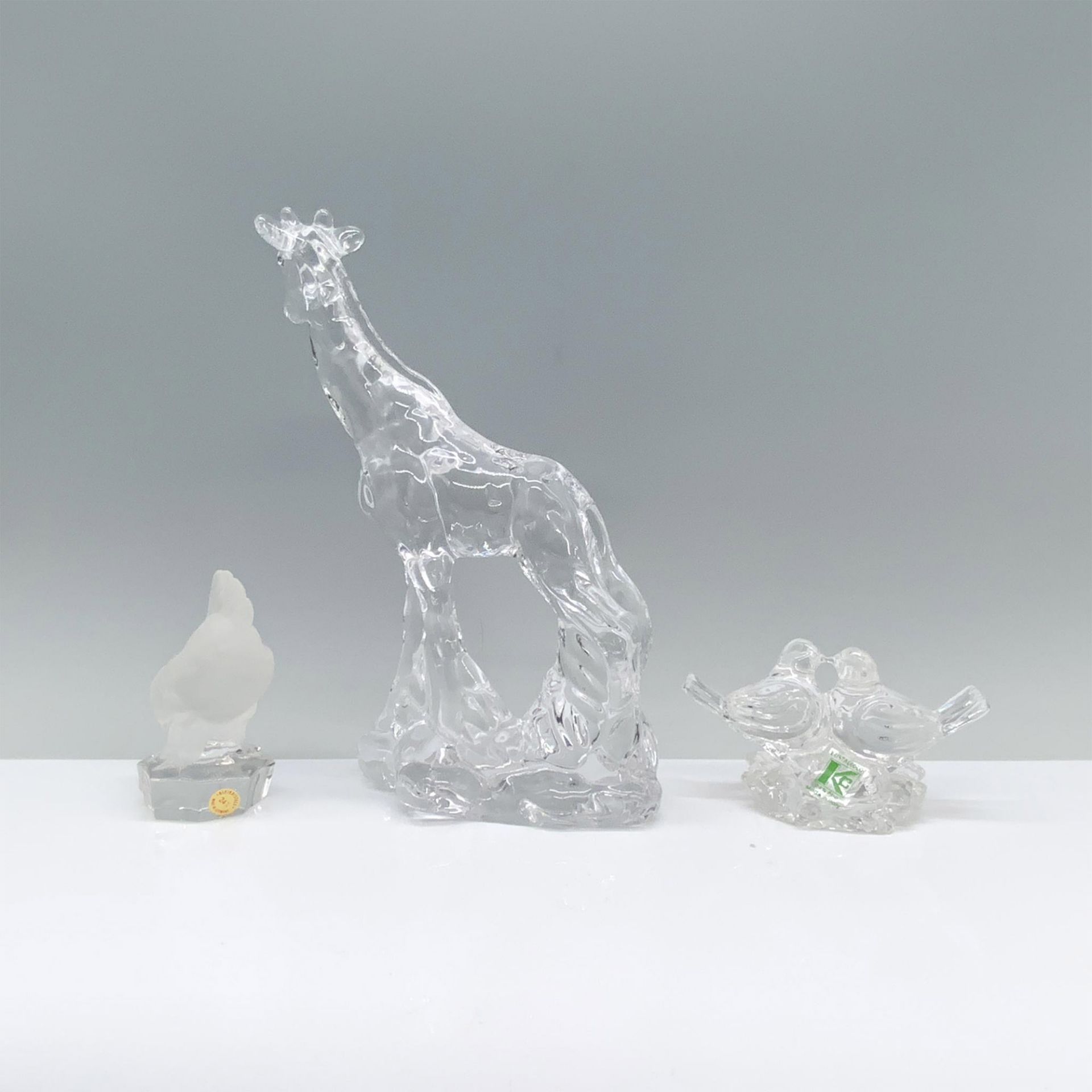 3pc Nachtmann and Kristilcolor Crystal Animal Figurines - Image 2 of 3