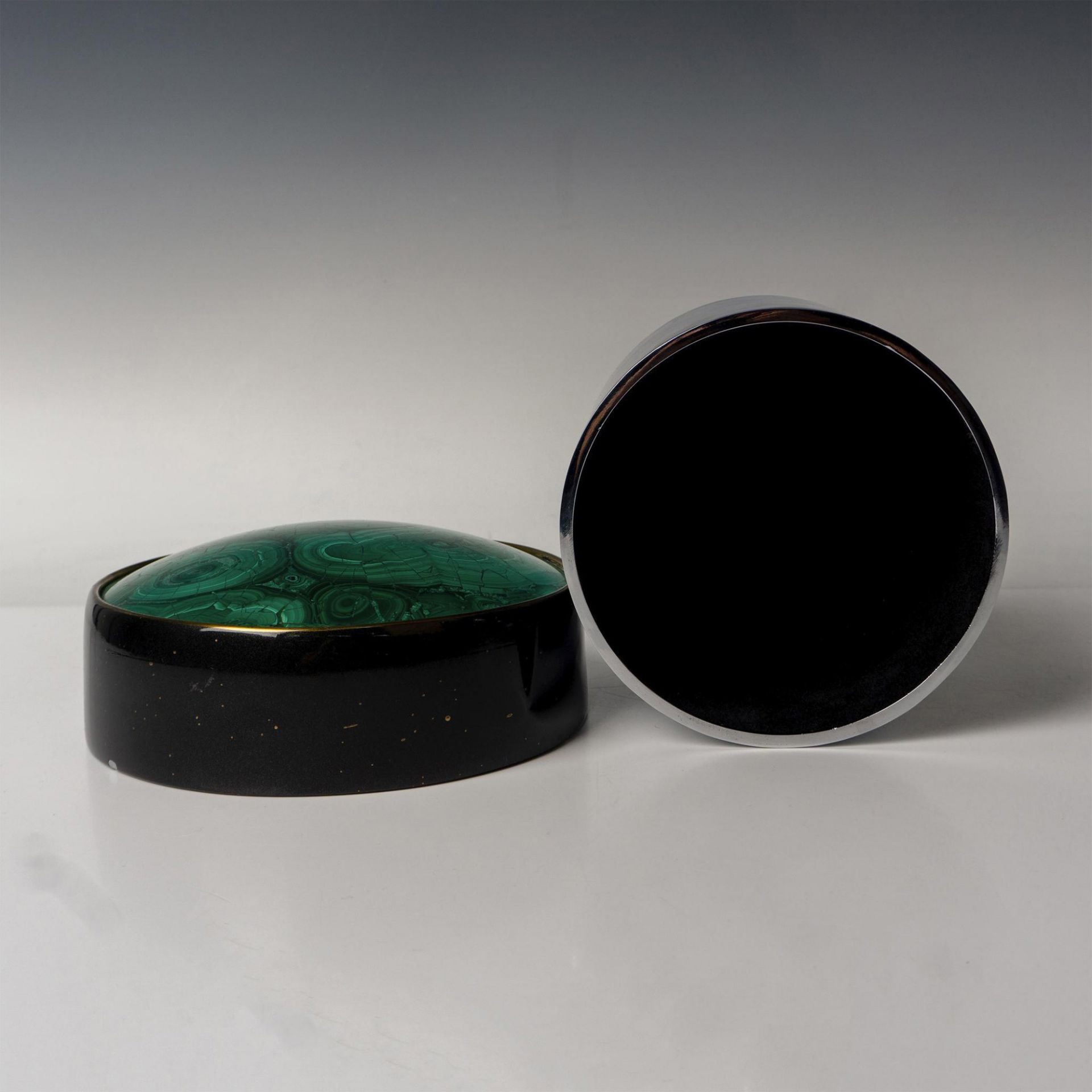 Johnson and Marcius Dresser Malachite Box - Bild 5 aus 6