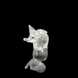 Swarovski Silver Crystal Figurine, Mini Elephant