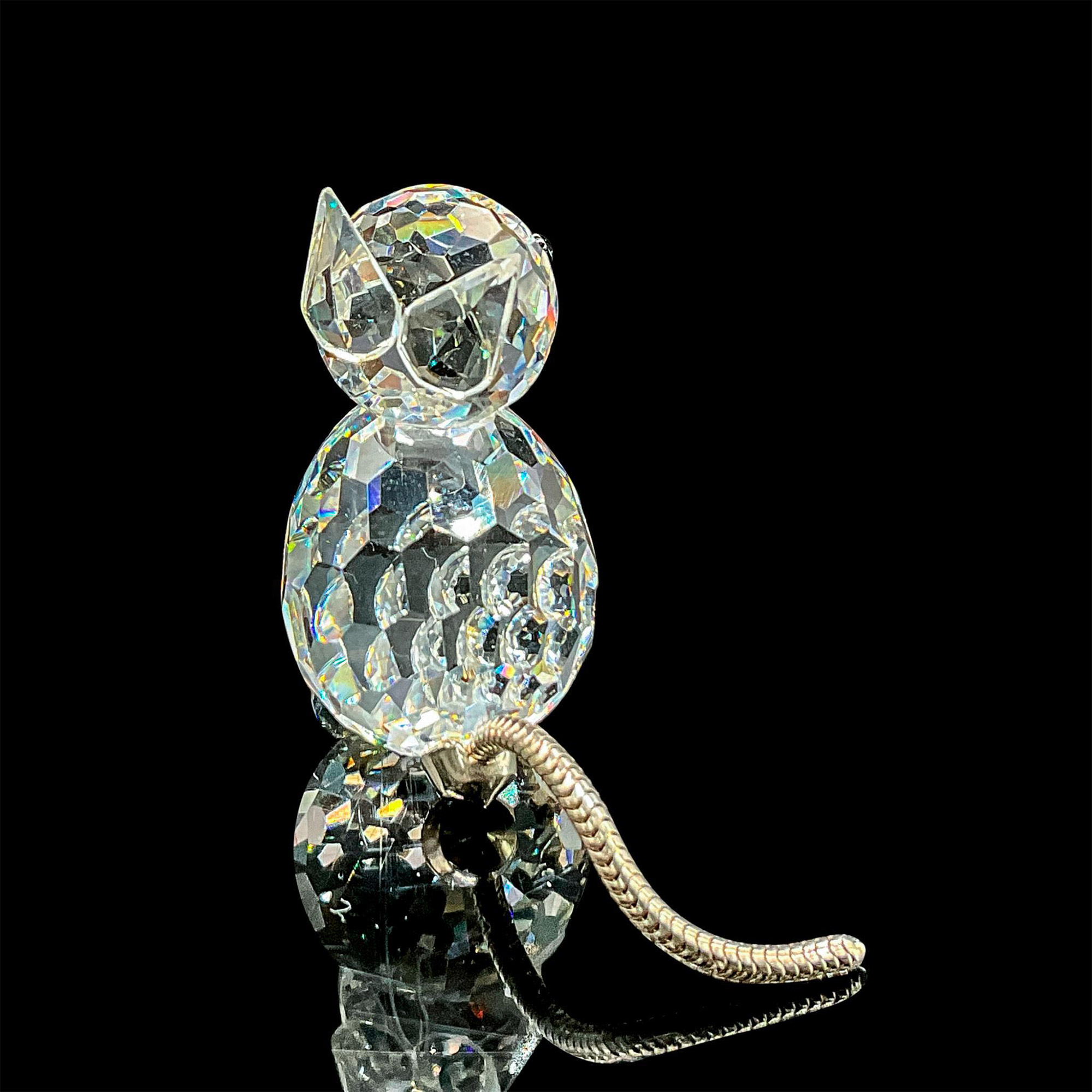 Swarovski Silver Crystal Figurine, Mini Cat - Image 2 of 4