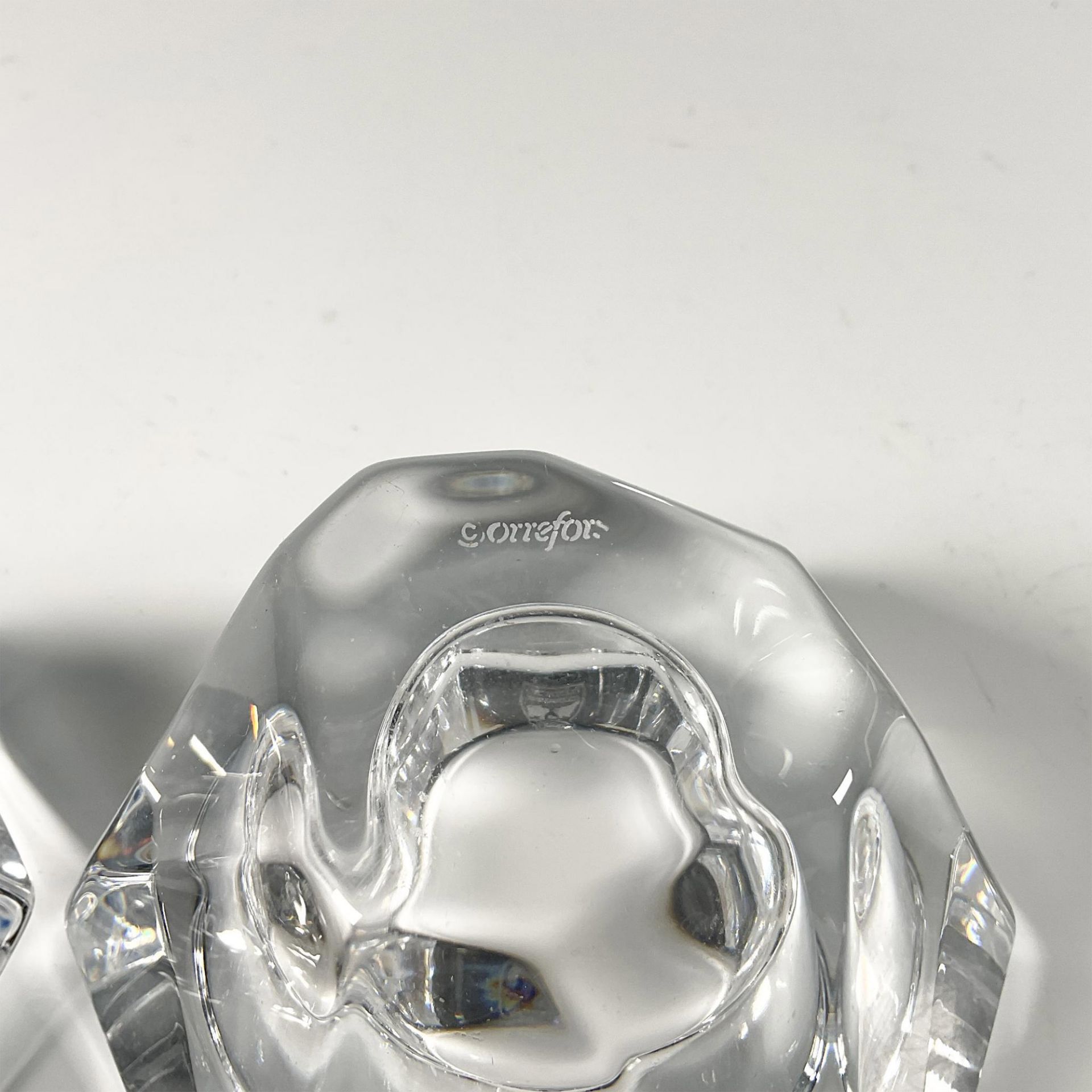 2pc Orrefors Crystal Candleholders, Precious - Bild 4 aus 5