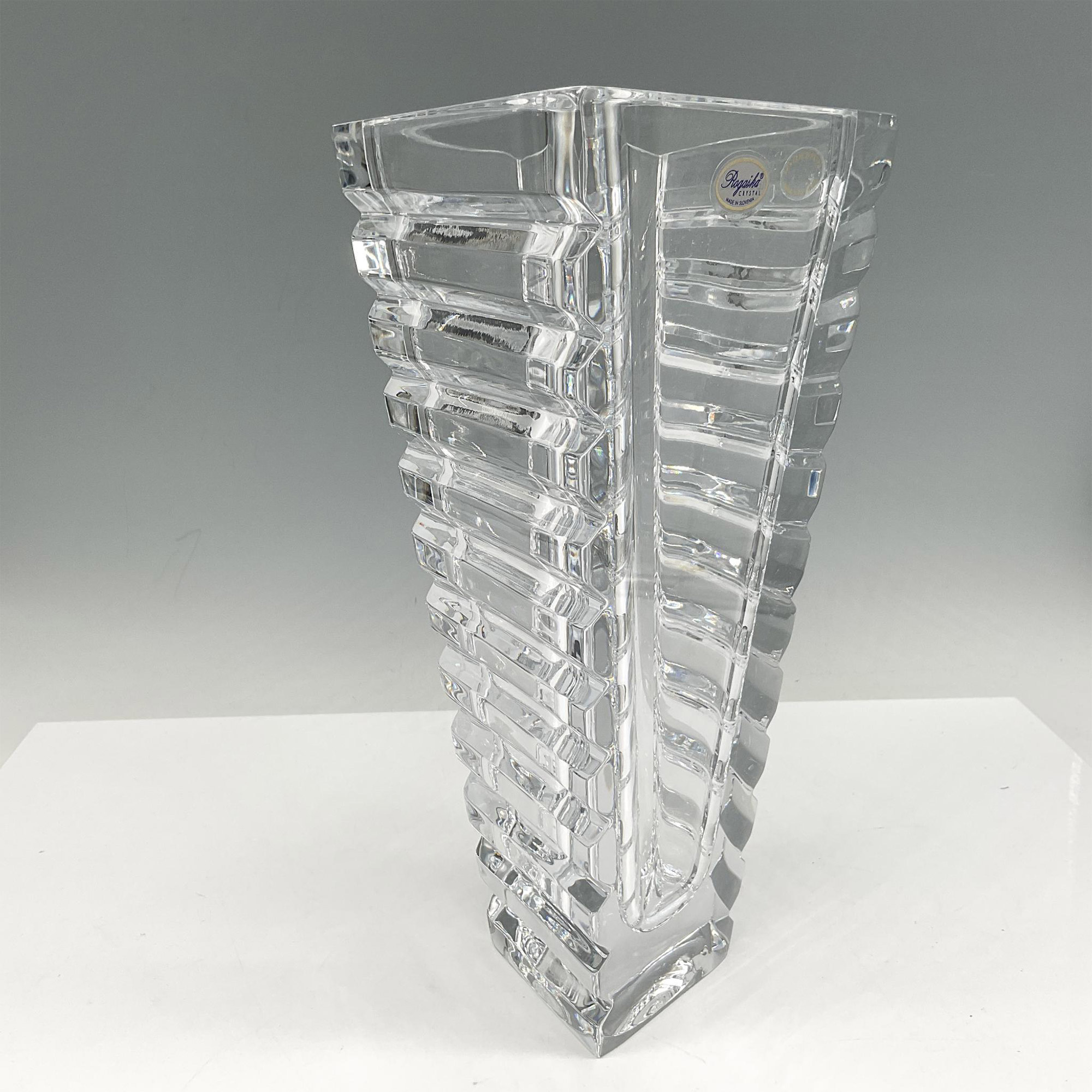 Rogaska Crystal Vase 10", Horizon - Image 3 of 4