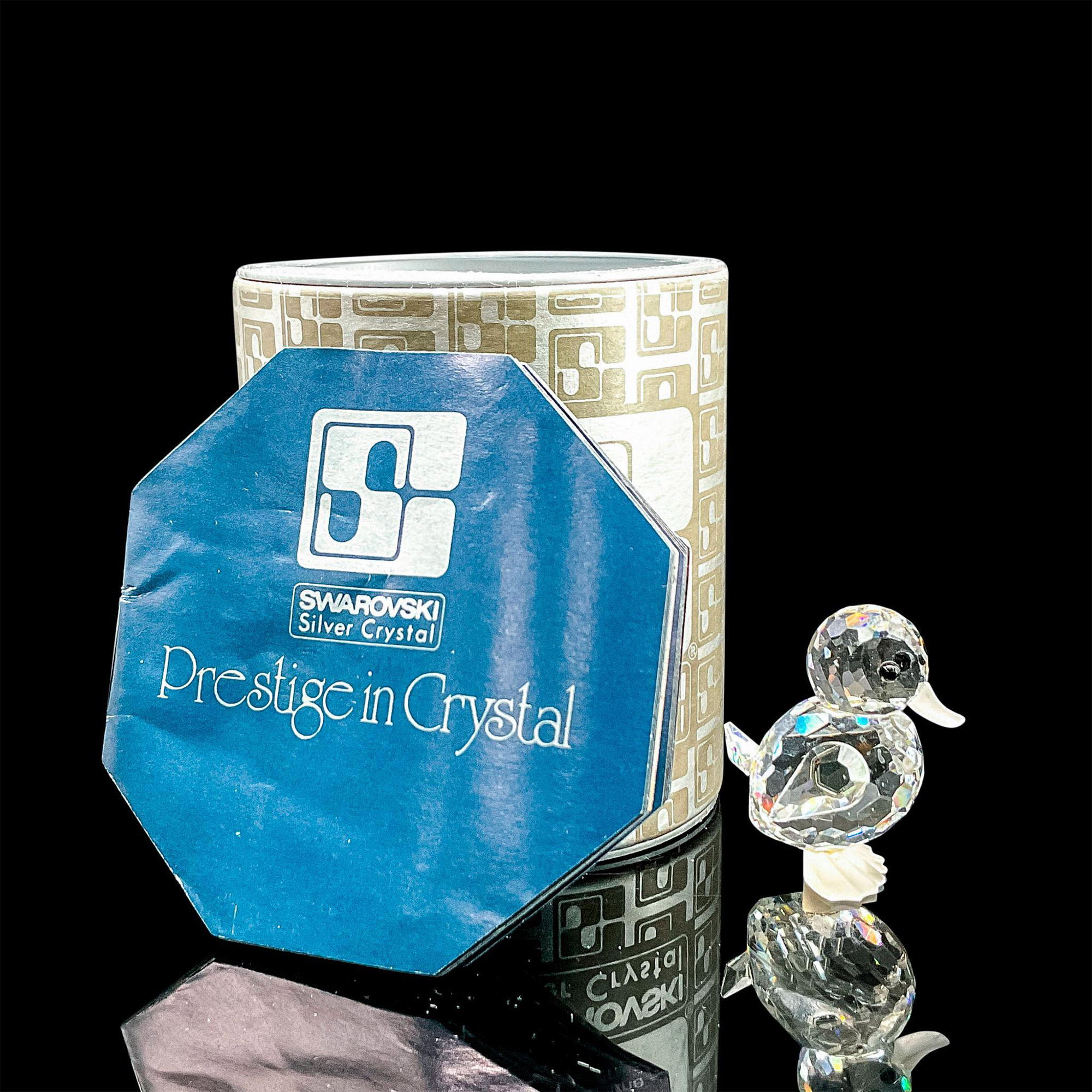 Swarovski Silver Crystal Figurine, Mini Standing Duck - Image 4 of 4
