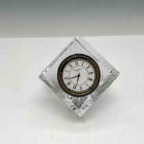 Waterford Crystal Time Pieces, Meridian Cube Desk Clock