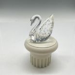 Swarovski Silver Crystal Figurine, Swan Centenary