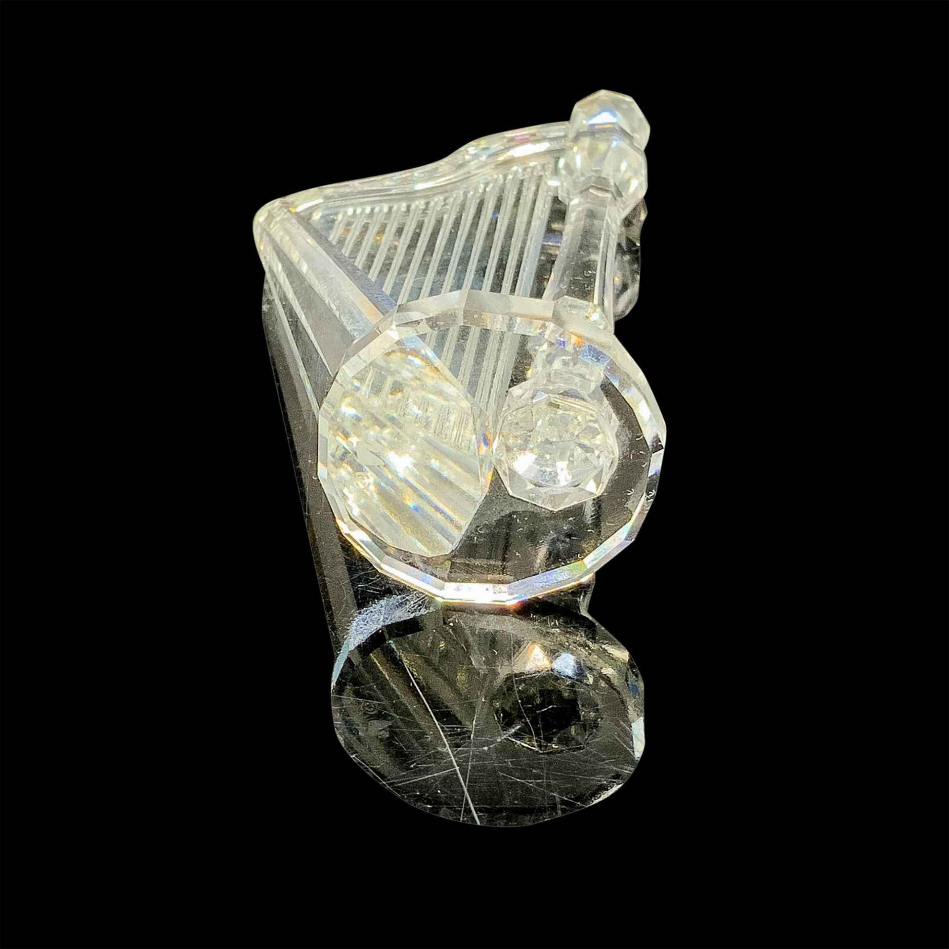 Swarovski Silver Crystal Figurine, Harp - Bild 3 aus 4