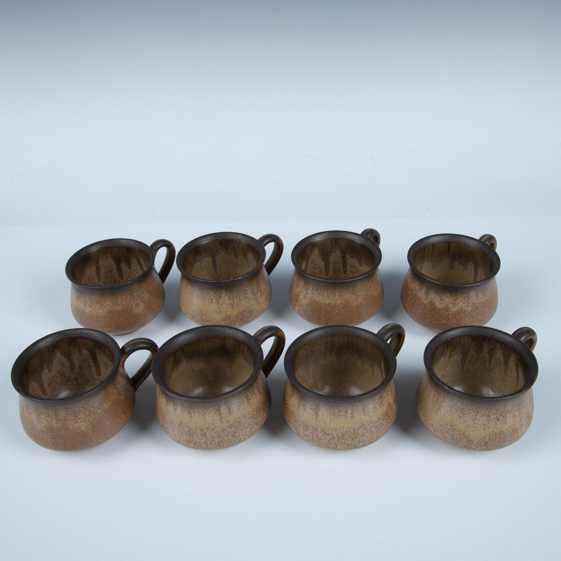 58pc Denby-Langley Stoneware Dinnerware Set, Romany Brown - Image 6 of 19