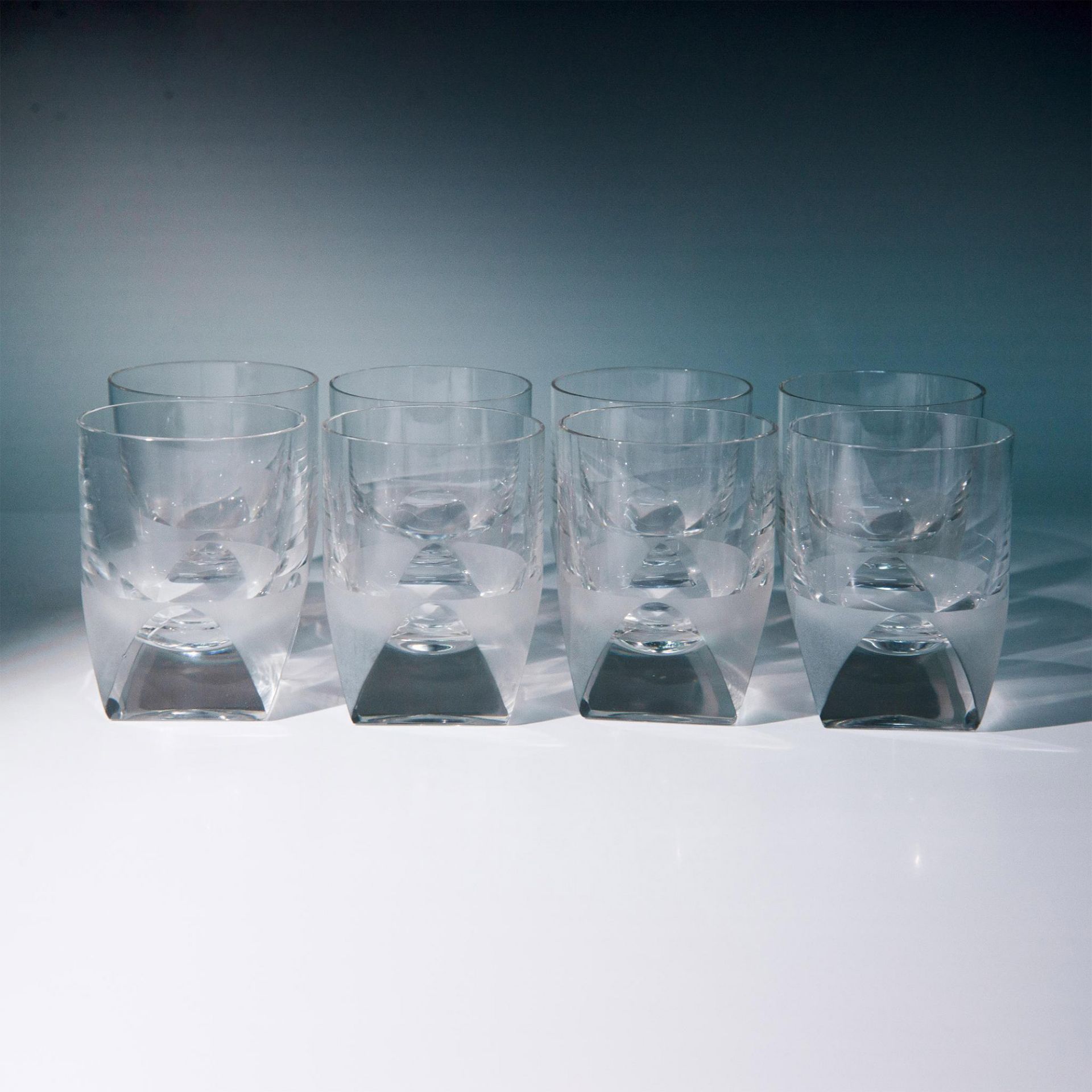 8pc Rosenthal Studio-Line Rocks Glasses, Skal Pattern