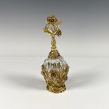 Antique Matson Ormolu Brass Perfume Bottle