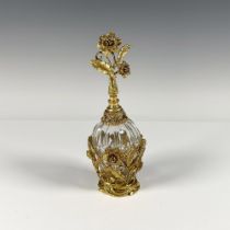 Antique Matson Ormolu Brass Perfume Bottle