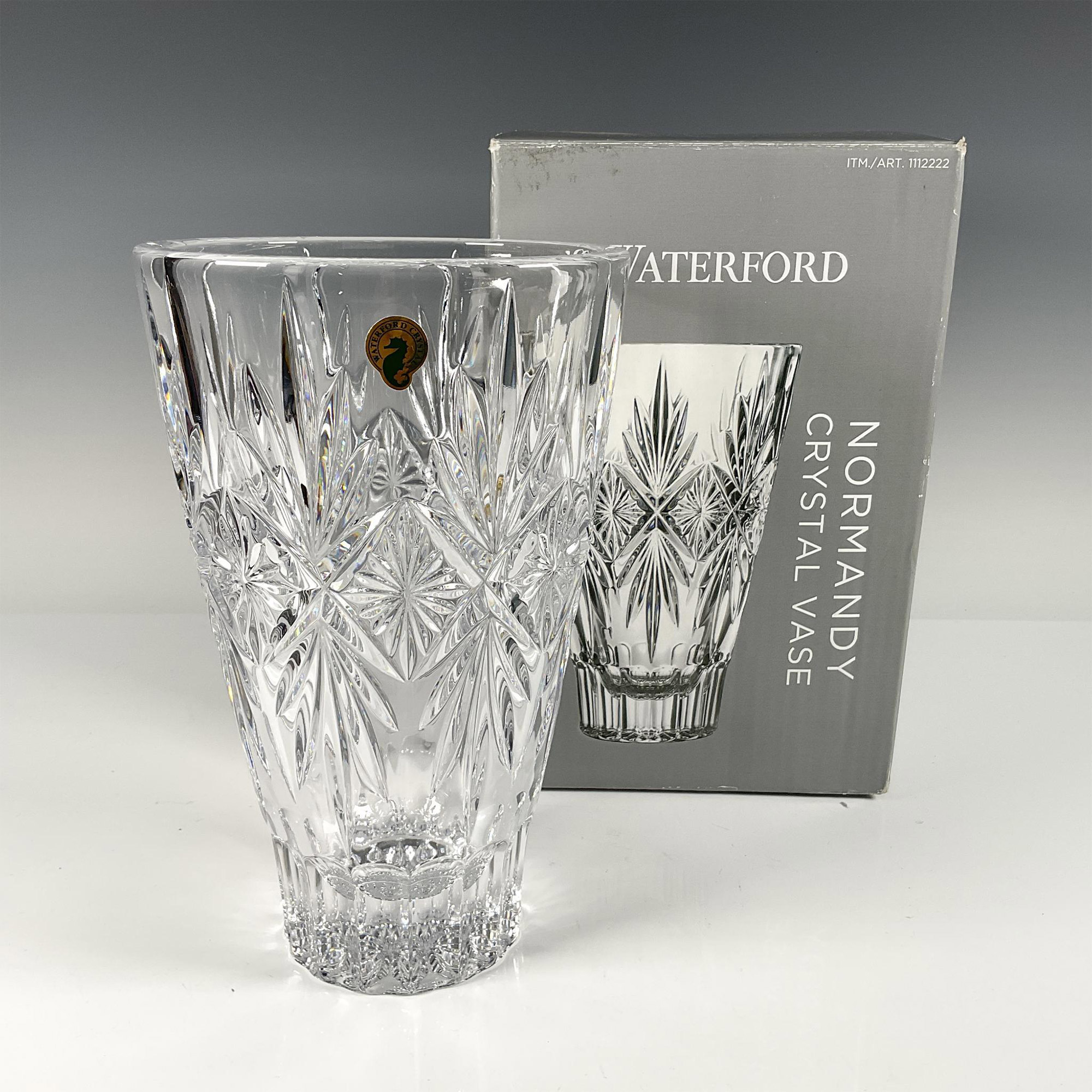 Waterford Crystal Vase, Normandy - Image 5 of 5