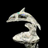Swarovski Crystal Figurine, Dolphin On a Wave