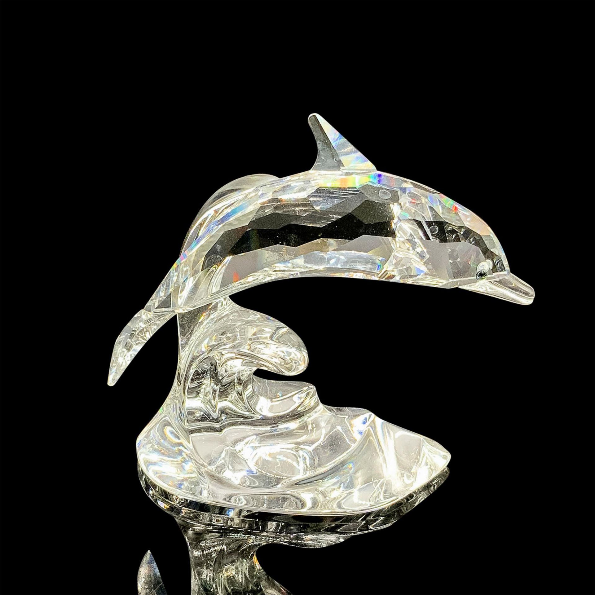 Swarovski Crystal Figurine, Dolphin On a Wave - Bild 2 aus 5