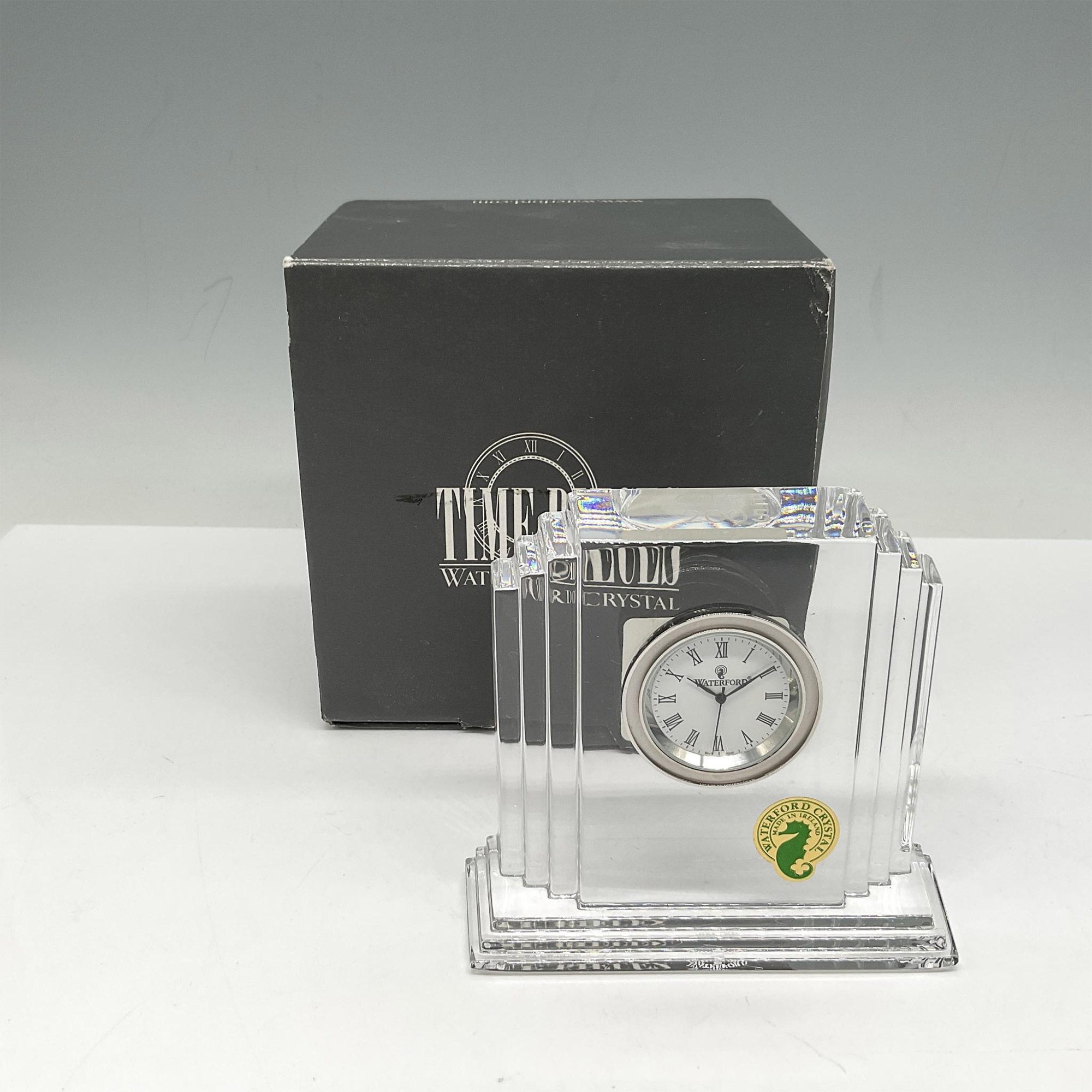 Waterford Crystal Time Pieces, Small Metropolitan Clock - Image 4 of 4