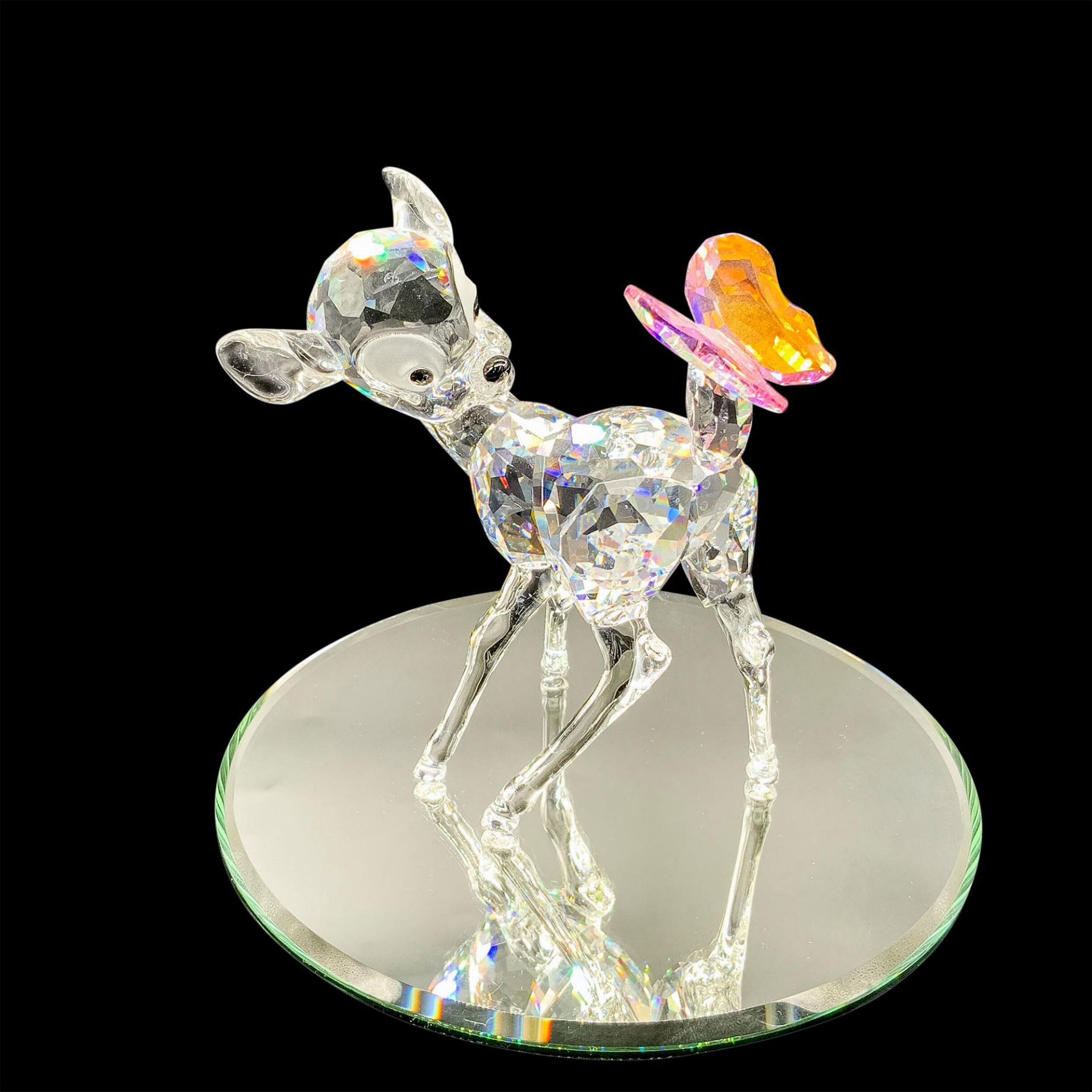 Disney Swarovski Crystal Figurine, Bambi + Base