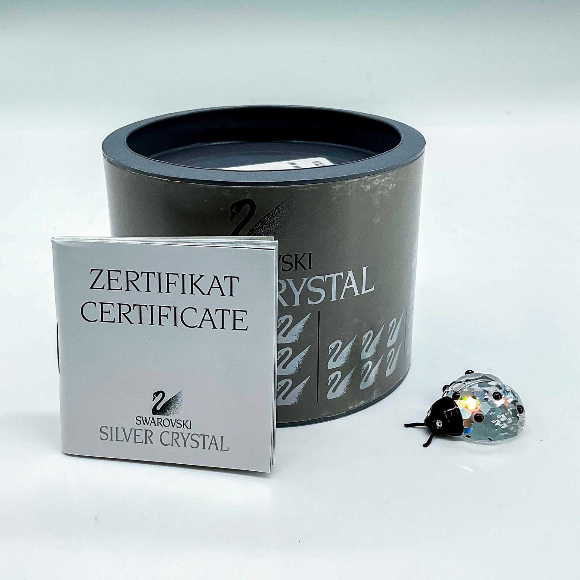 Swarovski Silver Crystal Figurine, Ladybug - Bild 4 aus 4