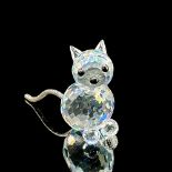 Swarovski Silver Crystal Figurine, Mini Cat