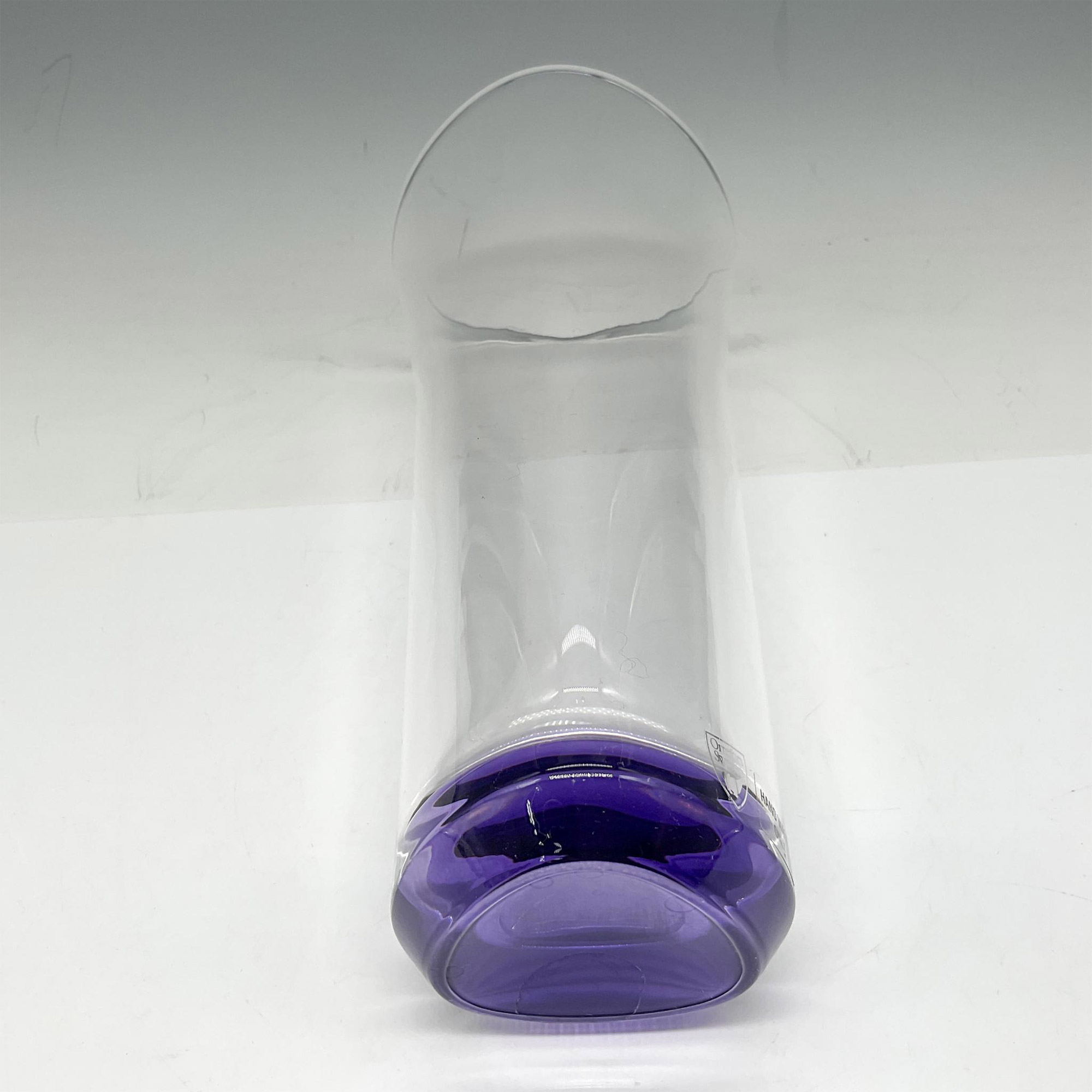 Orrefors Crystal Tre Vase 9.5", Violet - Image 3 of 4