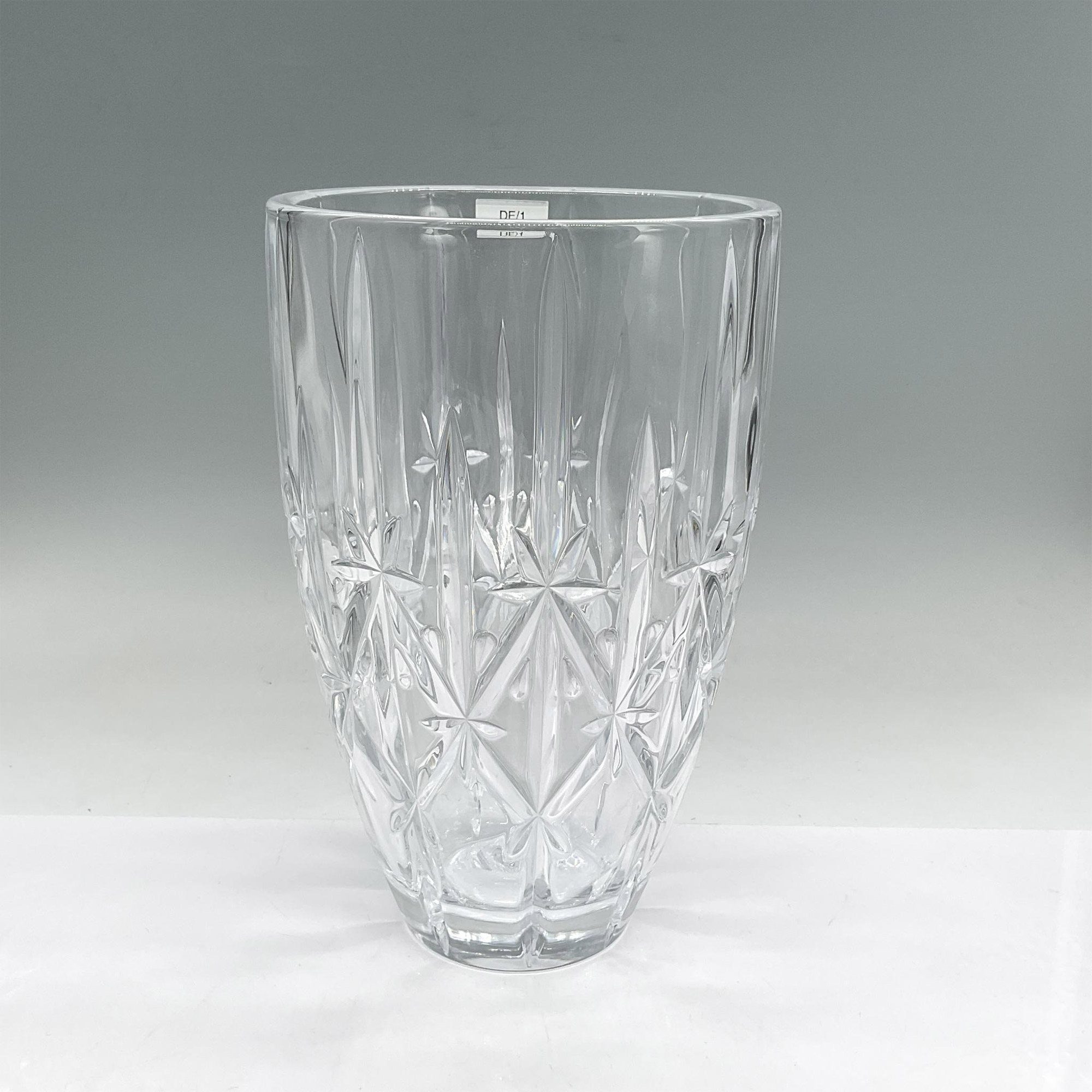 Waterford Marquis Crystal Vase, Sparkle Pattern - Image 2 of 3