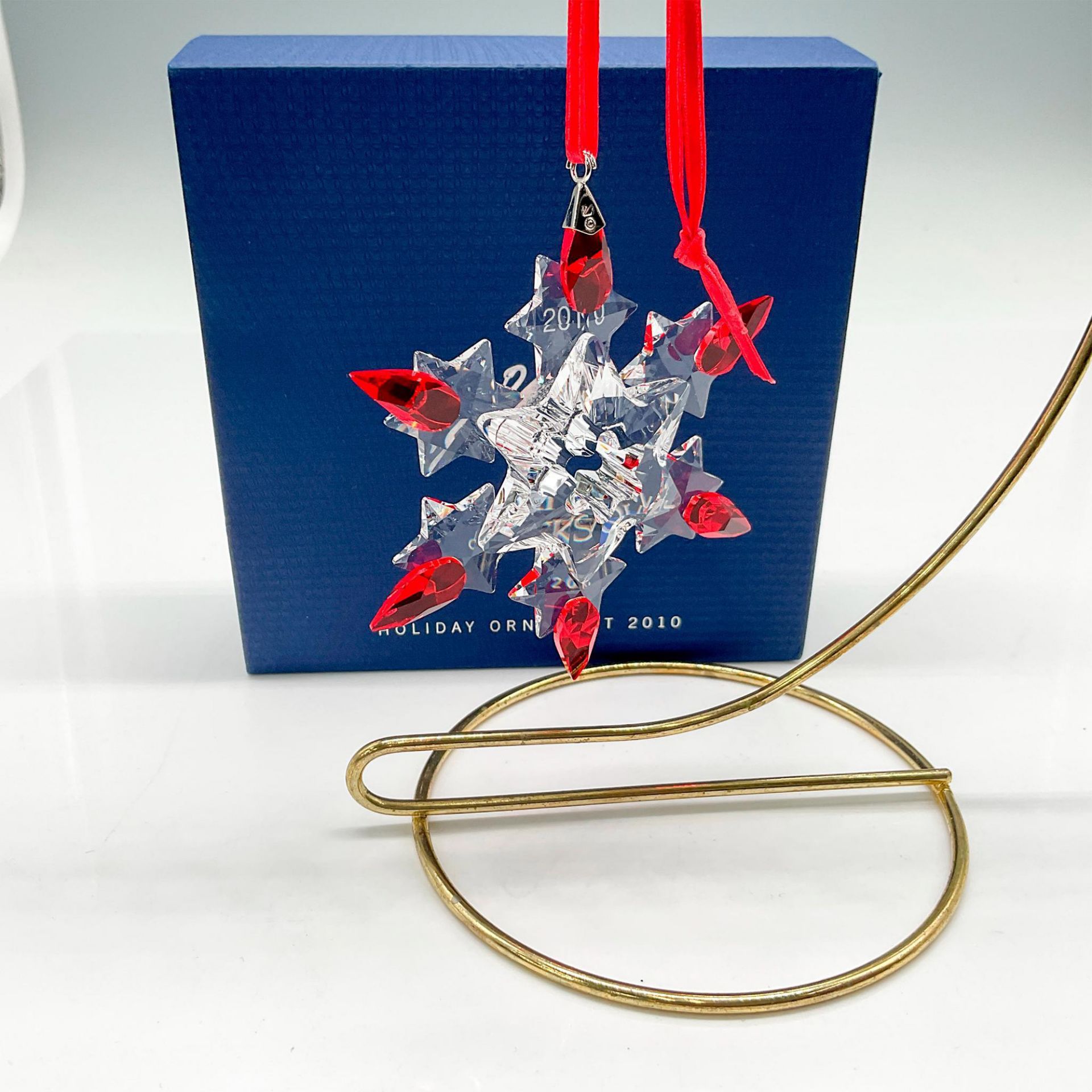 Swarovski Crystal Holiday Ornament 2010 - Image 3 of 3