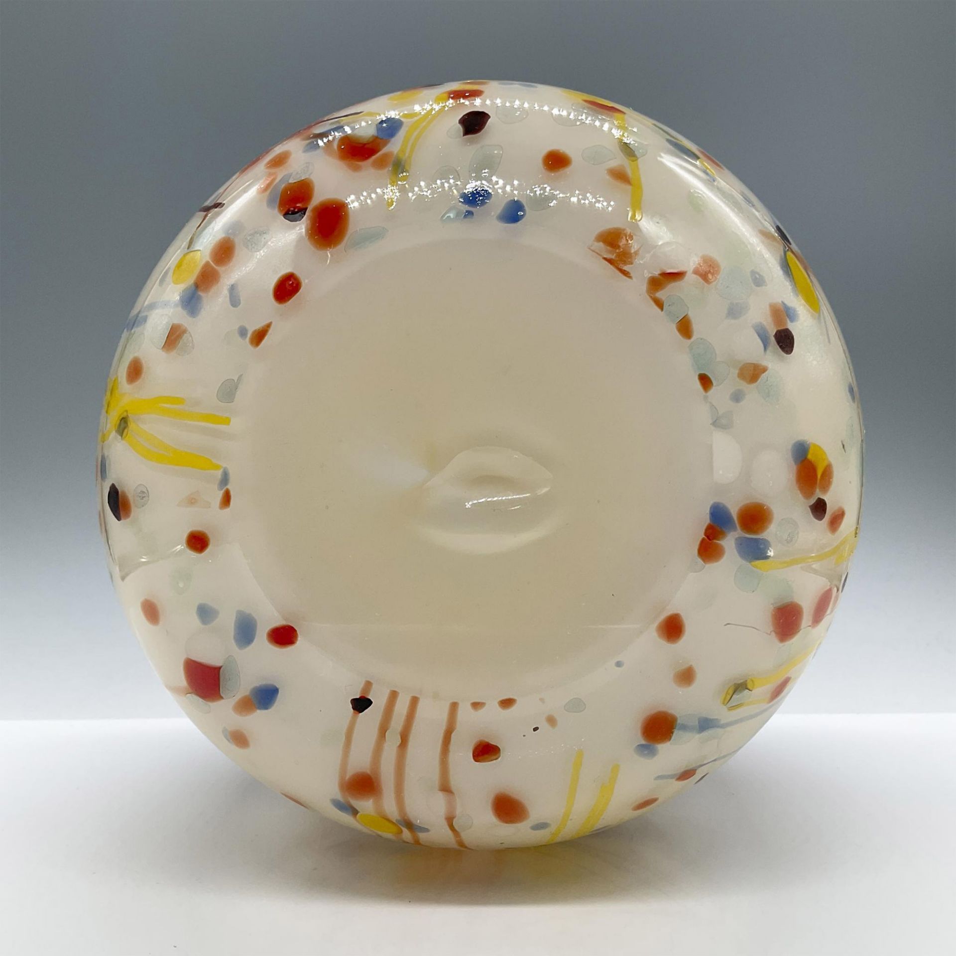 Modern Art Glass Vase, Speckled Pattern - Bild 3 aus 3