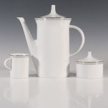 3pc Rosenthal Continental Gala Grey Partial Coffee Service