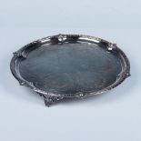 Martin Hall and Co. Silverplated Footed Tray