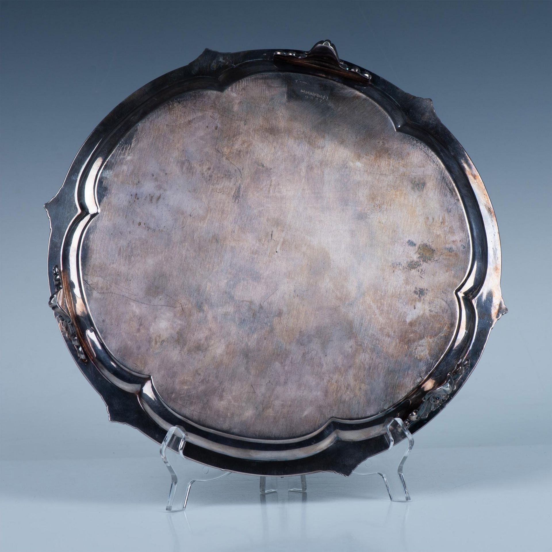 Martin Hall and Co. Silverplated Footed Tray - Image 4 of 6