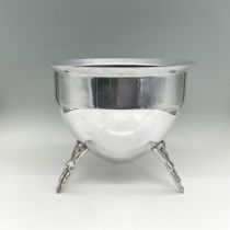 Carrol Boyes Stainless Steel Footed Bowl, Nude Figures