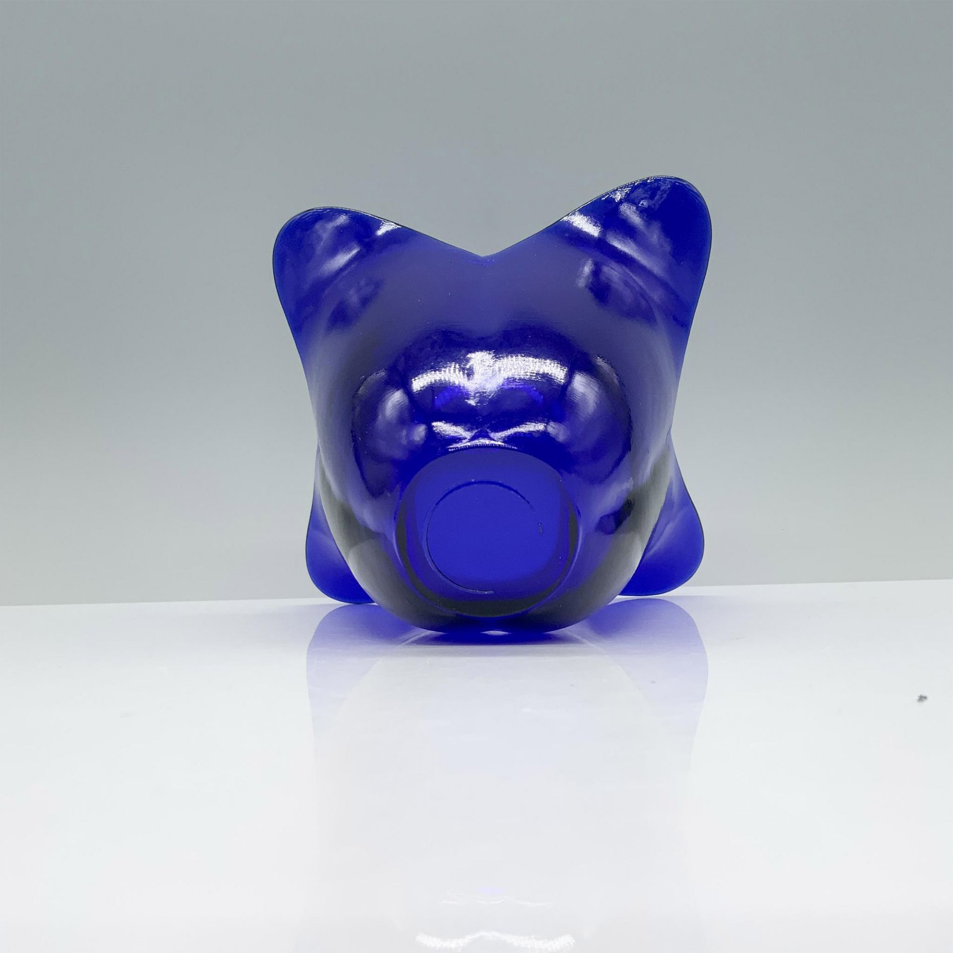 Cobalt Blue Flower Shaped Bowl - Bild 3 aus 3