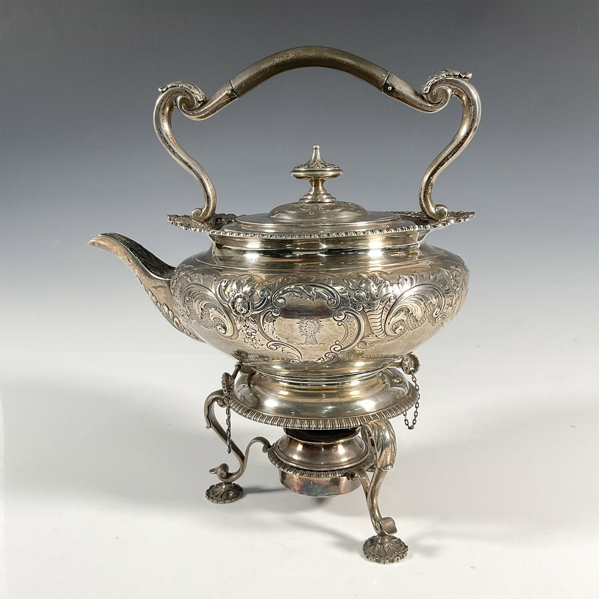 Charles Stuart Harris English Silver Samovar - Image 2 of 3