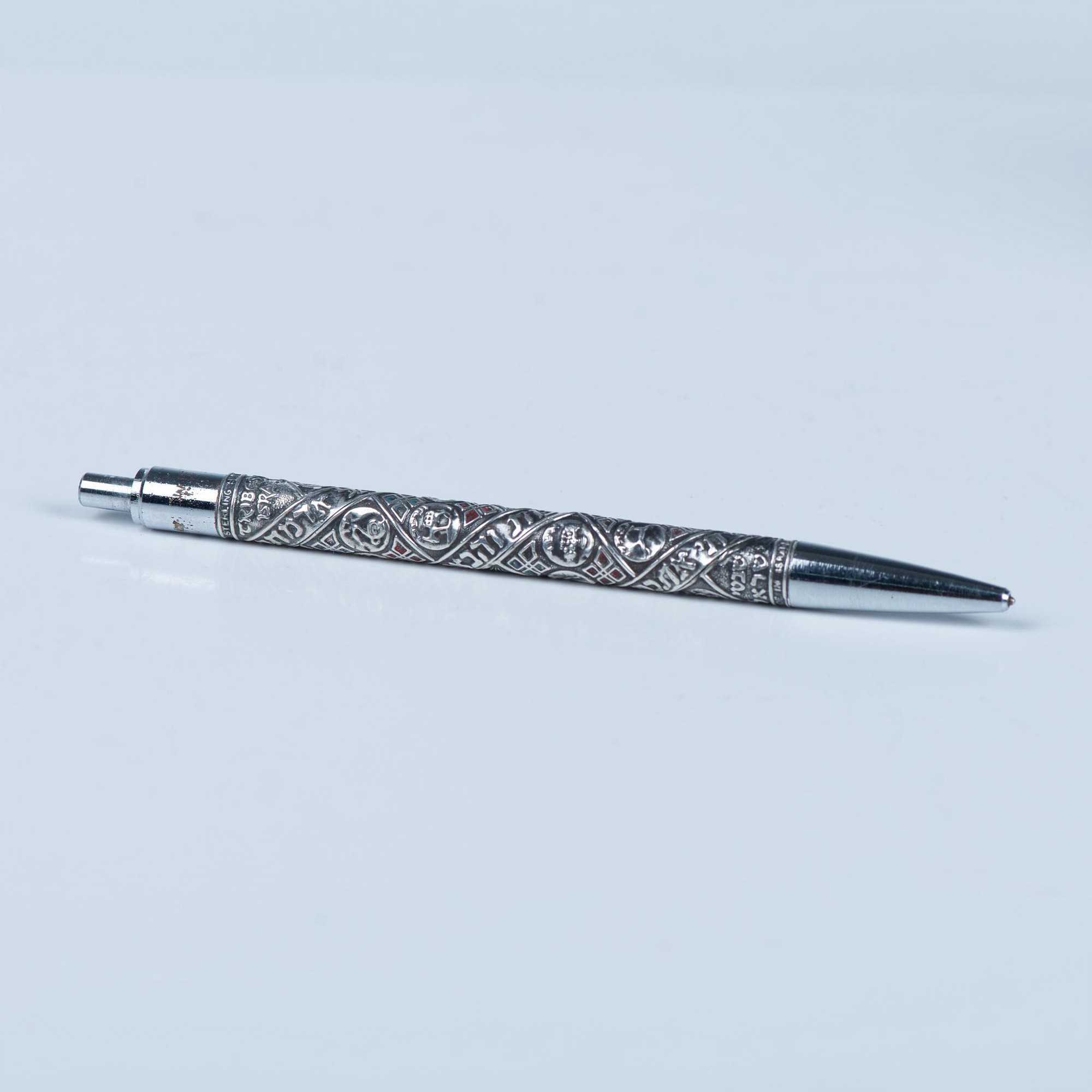 Rolex Sterling Silver Tribes of Israel Ballpoint Pen