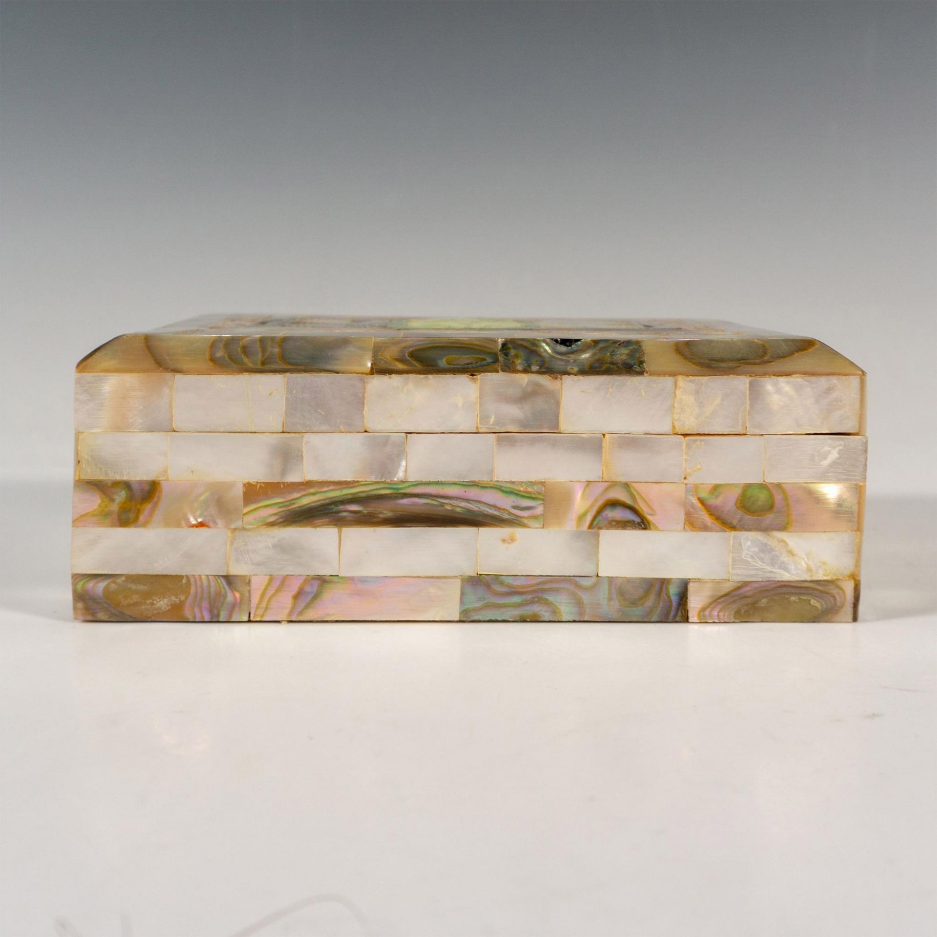 Vintage Mother of Pearl Judaica Jewelry Box - Image 2 of 5