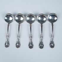 5pc WM. A. Rogers A1 Silverplate Bouillon Spoon, Hanover