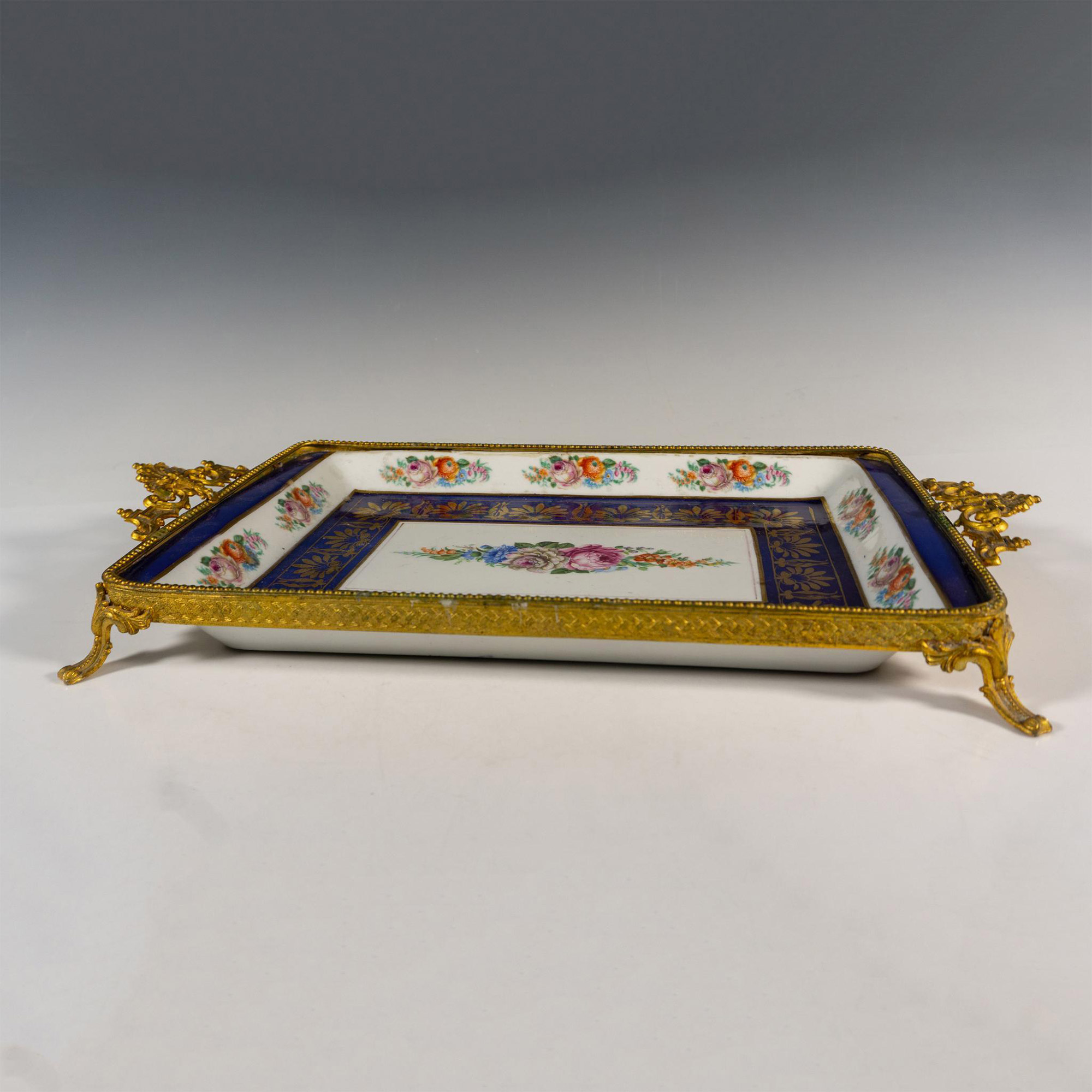 Decor Ancien Limoges Tray, French Bronze Fittings 3355 - Image 4 of 4