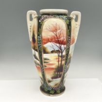 MM Porcelain Hand Painted Urn Vase