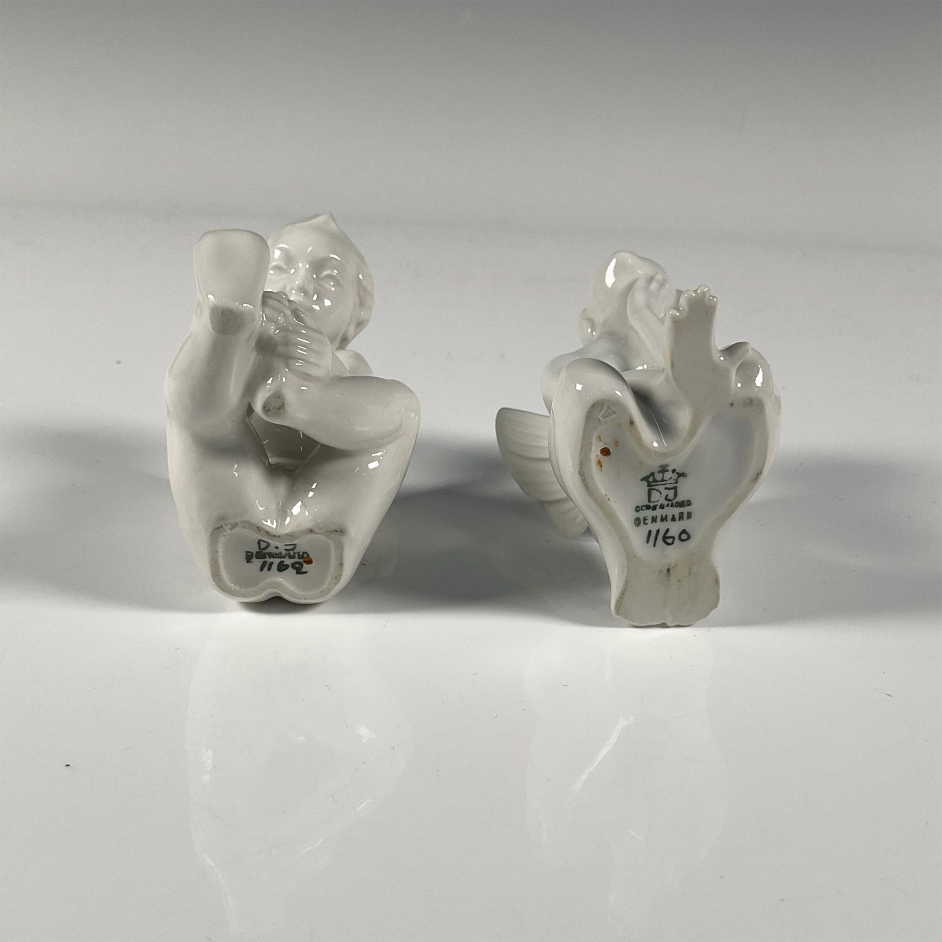 2pc DJ Copenhagen Porcelain Figurines Cupids - Bild 3 aus 3